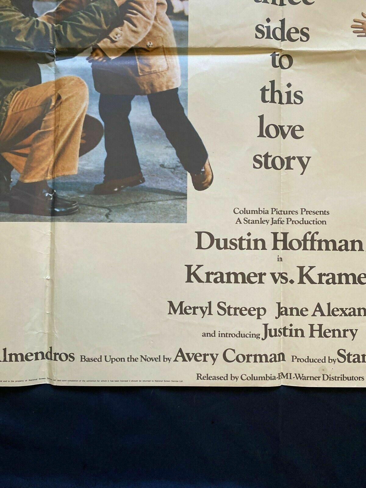 ORIGINAL UK QUAD POSTER - Kramer v Kramer - 1979 30" x 40" - (6565)