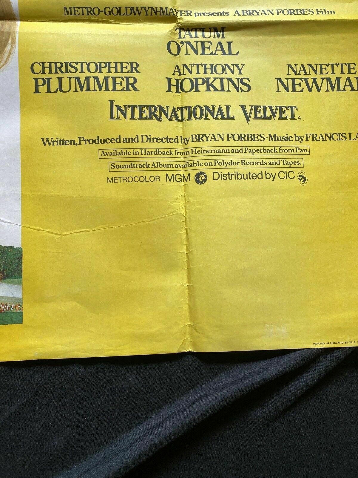 ORIGINAL UK QUAD POSTER - International Velvet - 1978 - 30" x 40" - (6583)