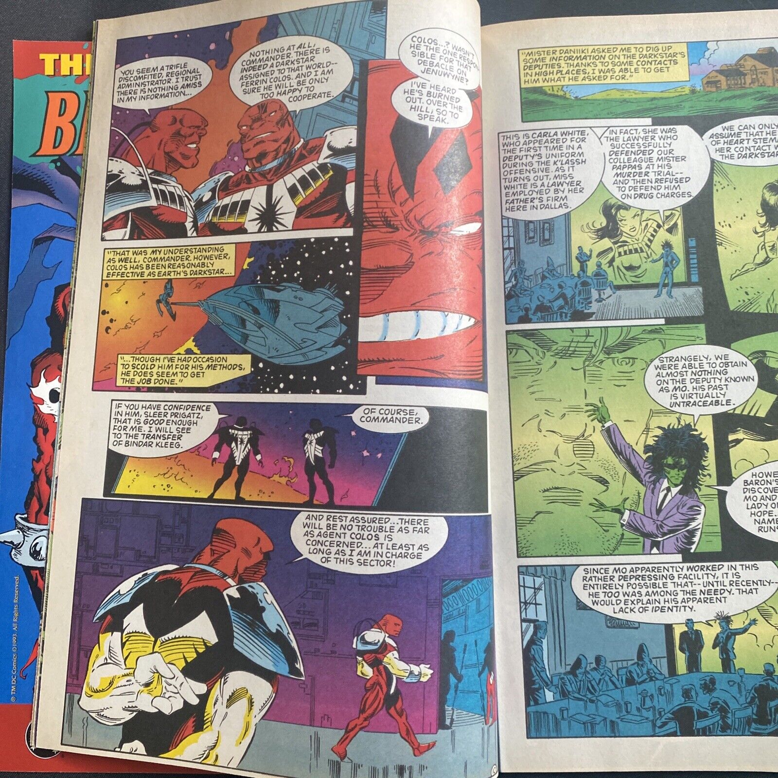 COMIC - DC Comics DARKSTARS Abduction of John Flint - Oct 1993  - USA - (8819)