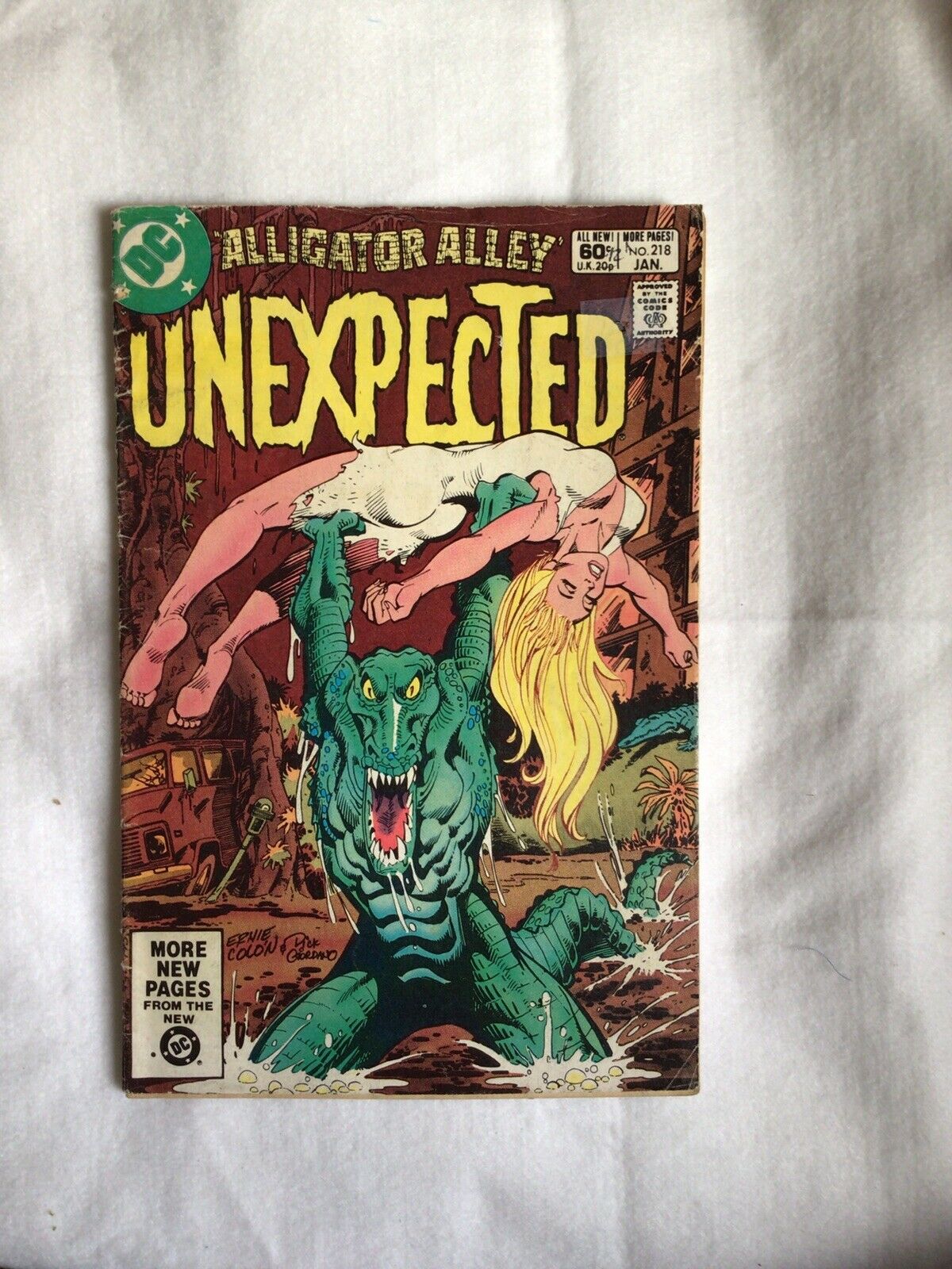 COMIC - DC Comics  Alligator Alley UNEXPECTED - Jan 1981 - New York (8894)