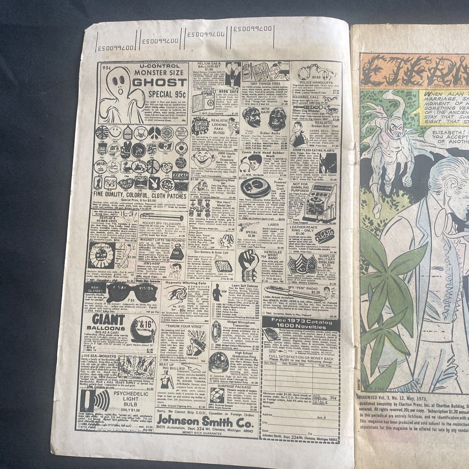 COMIC  - CHARLTON Comics - All New HAUNTED The Egg - May 1973 - (8752)