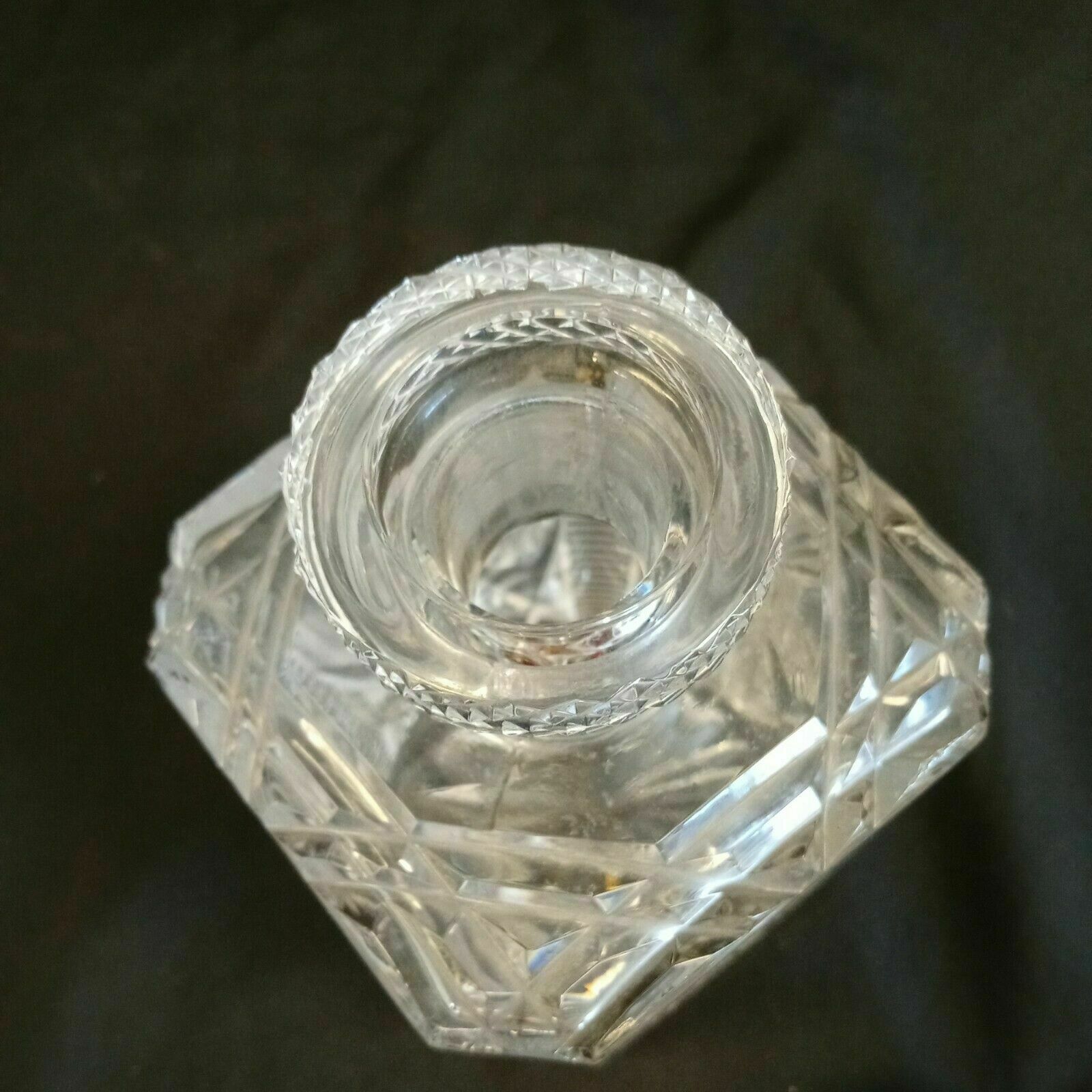 Brierglass Lead Crystal Decanter 24cm high no damage - (8111)
