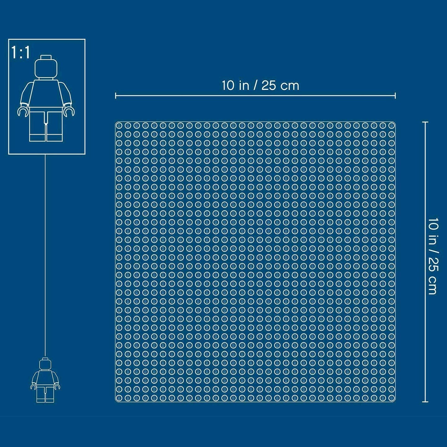 LEGO Creator - White Baseplate - Age 4+ - 11026