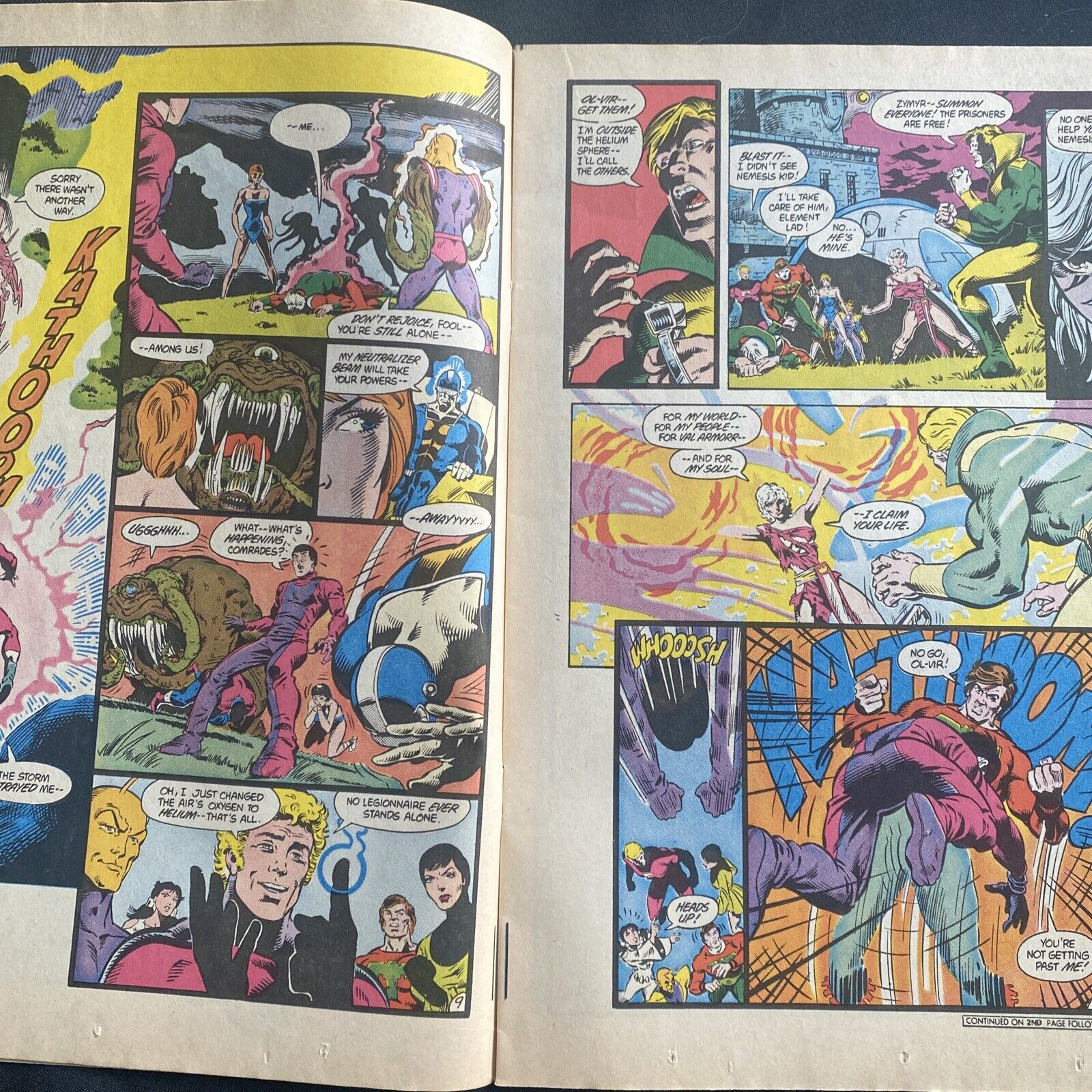 COMIC - DC Comics Tales of The LEGION of SUPER HEROES - Dec 1985 -  USA - (8809