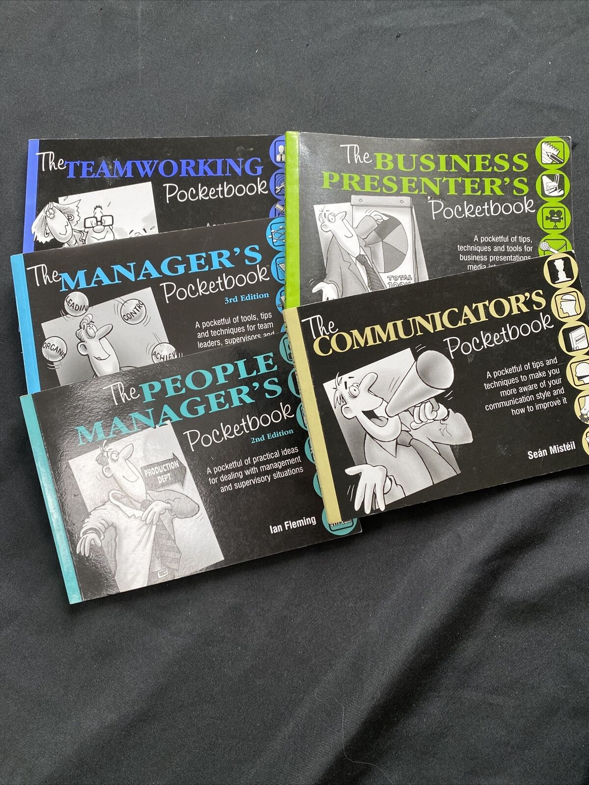 BOOKS x5 Management Pocketbooks Teamworking, Communicator's, Manager's etc (9583
