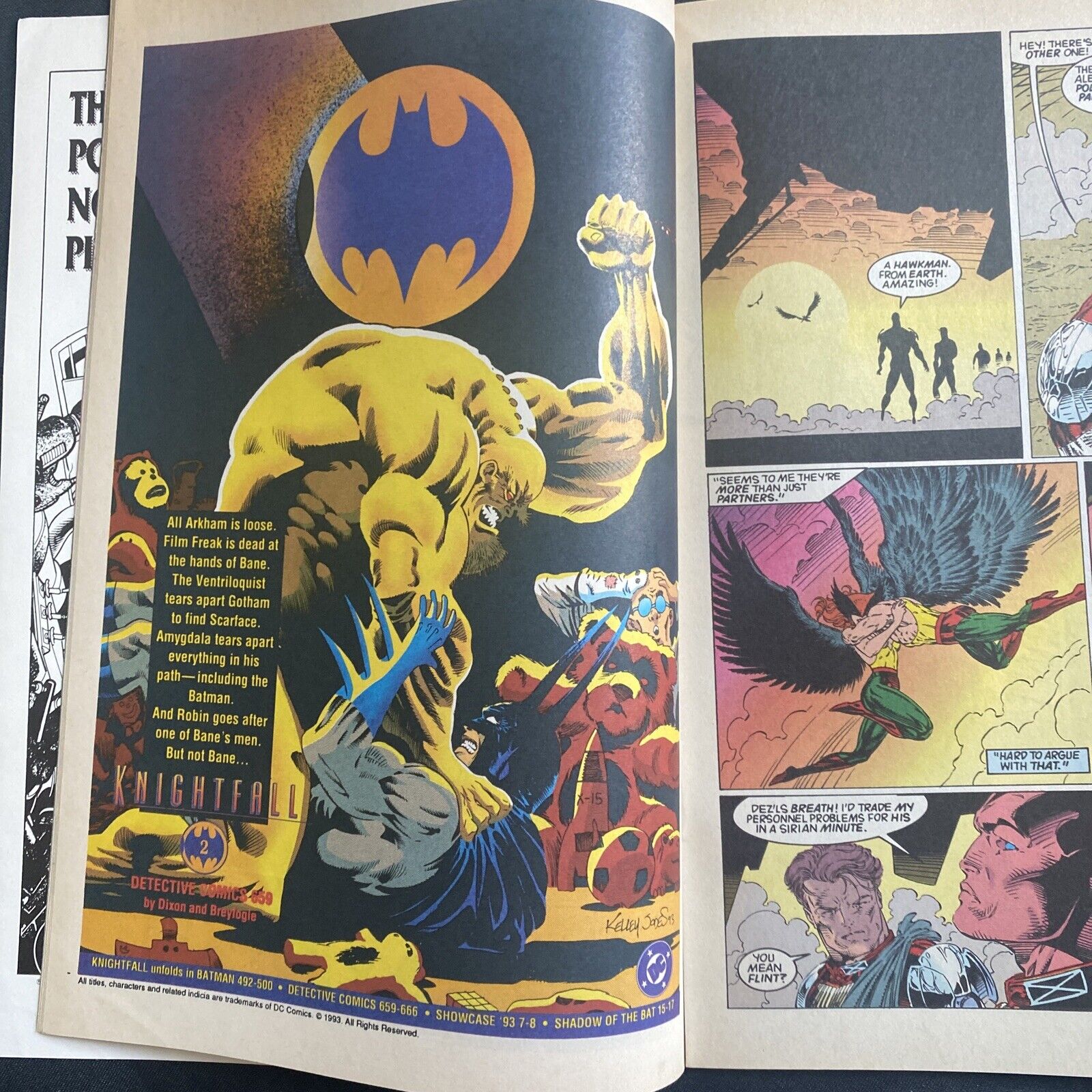 COMIC - DC Comics DARKSTARS Flint Disgraced  - 7th April 1993 - New York (8818)