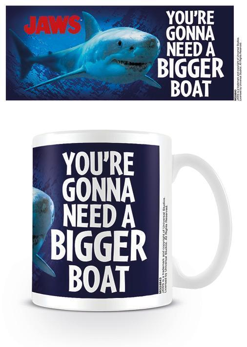 MUG Boxed Ceramic - MOVIE - Jaws (You're Gonna Need A Bigger Boat)