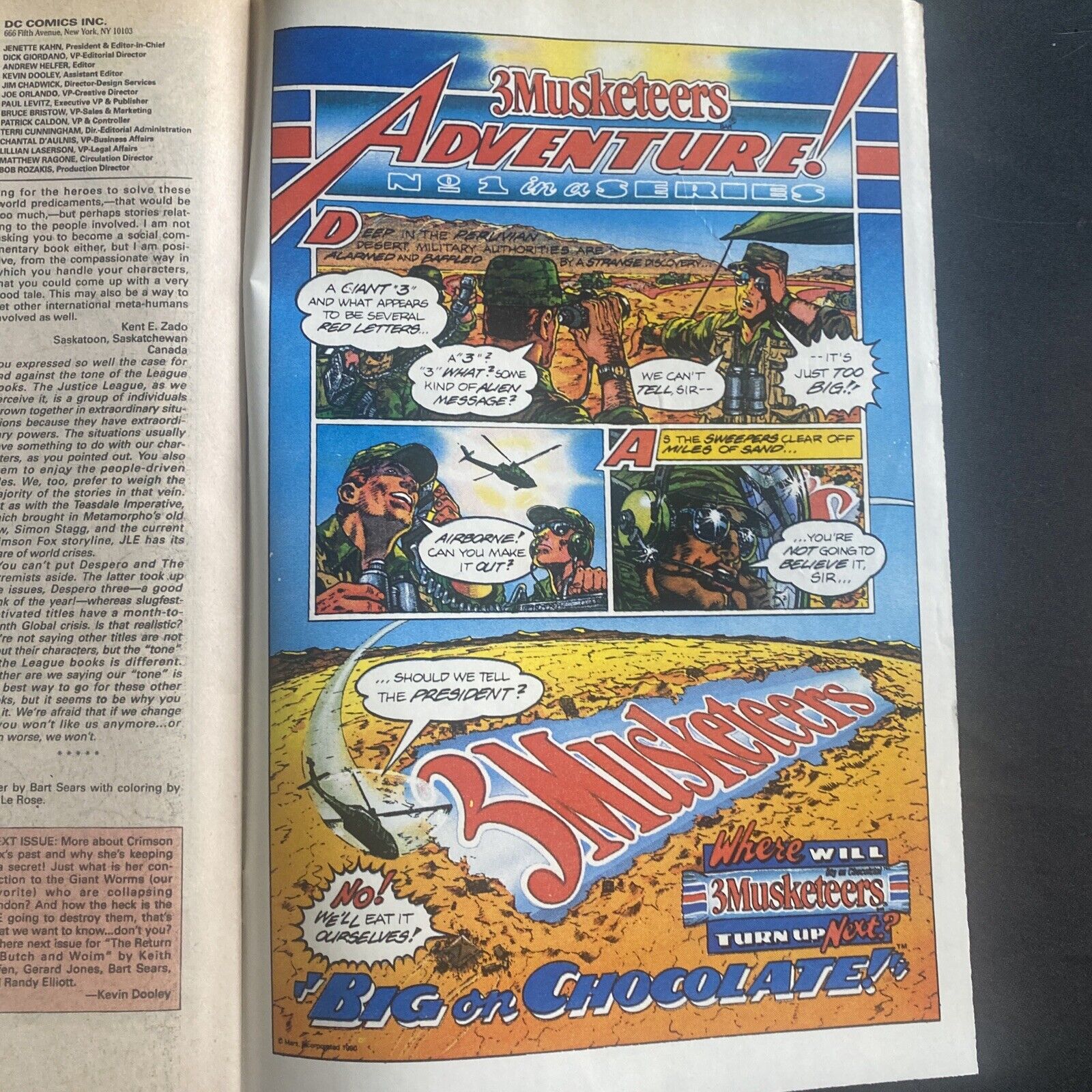 COMIC - DC Comics Justice League EUROPE - Feb 1991 - Crimson Fox  - (8787)