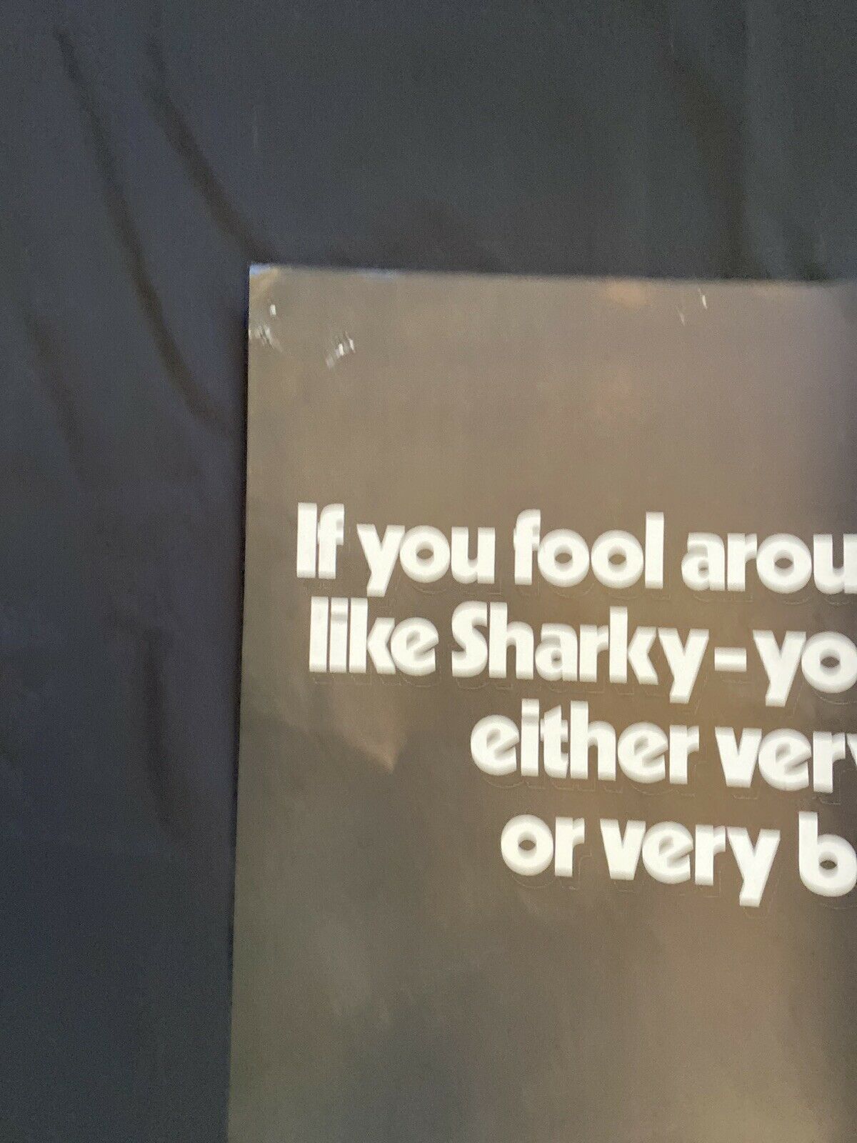 ORIGINAL UK QUAD POSTER - Sharky's Machine - 1981 - 30" x 40" - (6549)