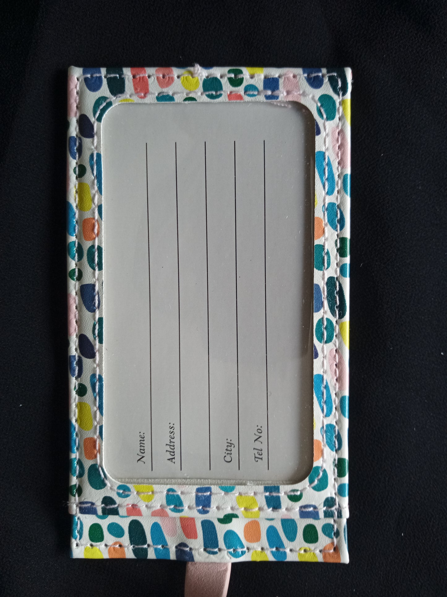 Luggage Tag - Sturdy and private perfect for holidays Riviera Design - (2025)