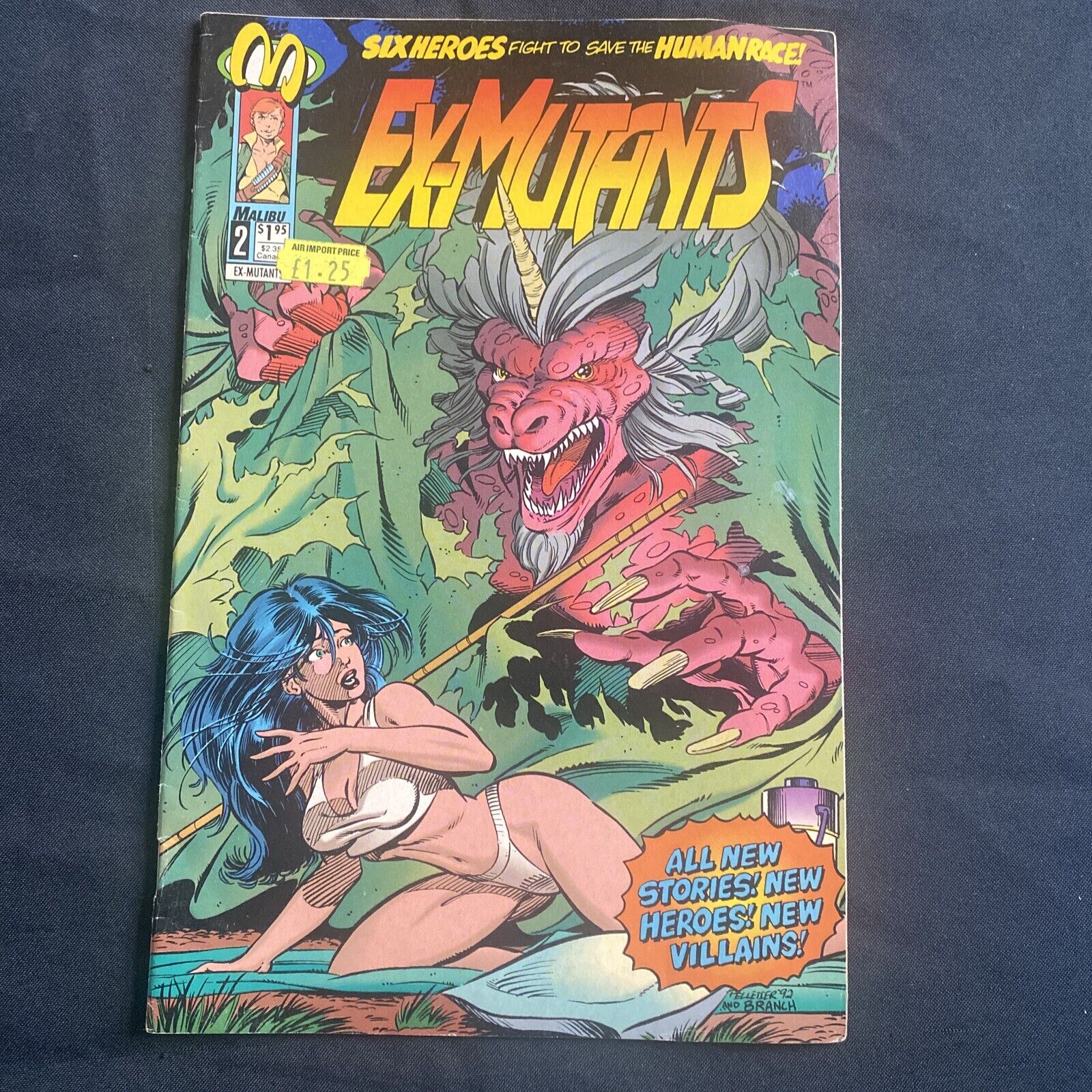COMIC  - MALIBU Comics - Ex-MUTANTS - #2 - Dec 1992 - (8749)