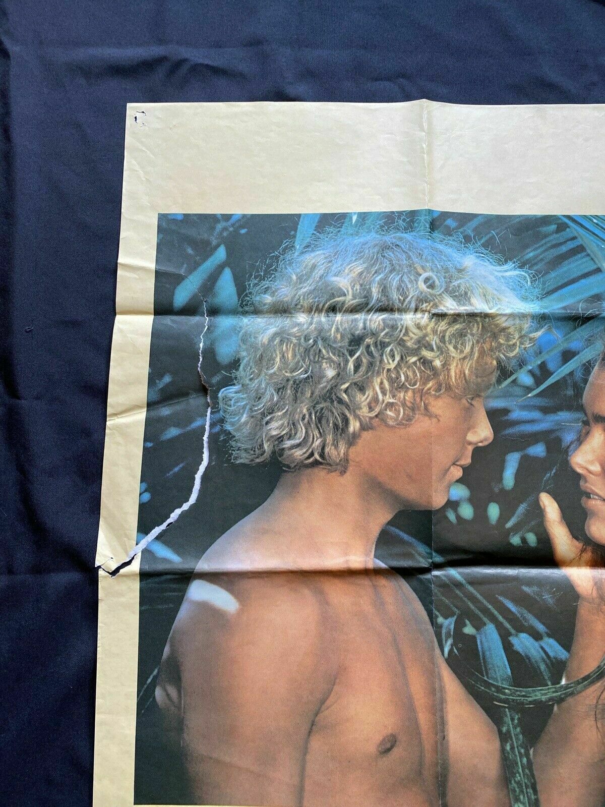 ORIGINAL UK QUAD POSTER - The Blue Lagoon 1980 -  30" x 40" - (6590)