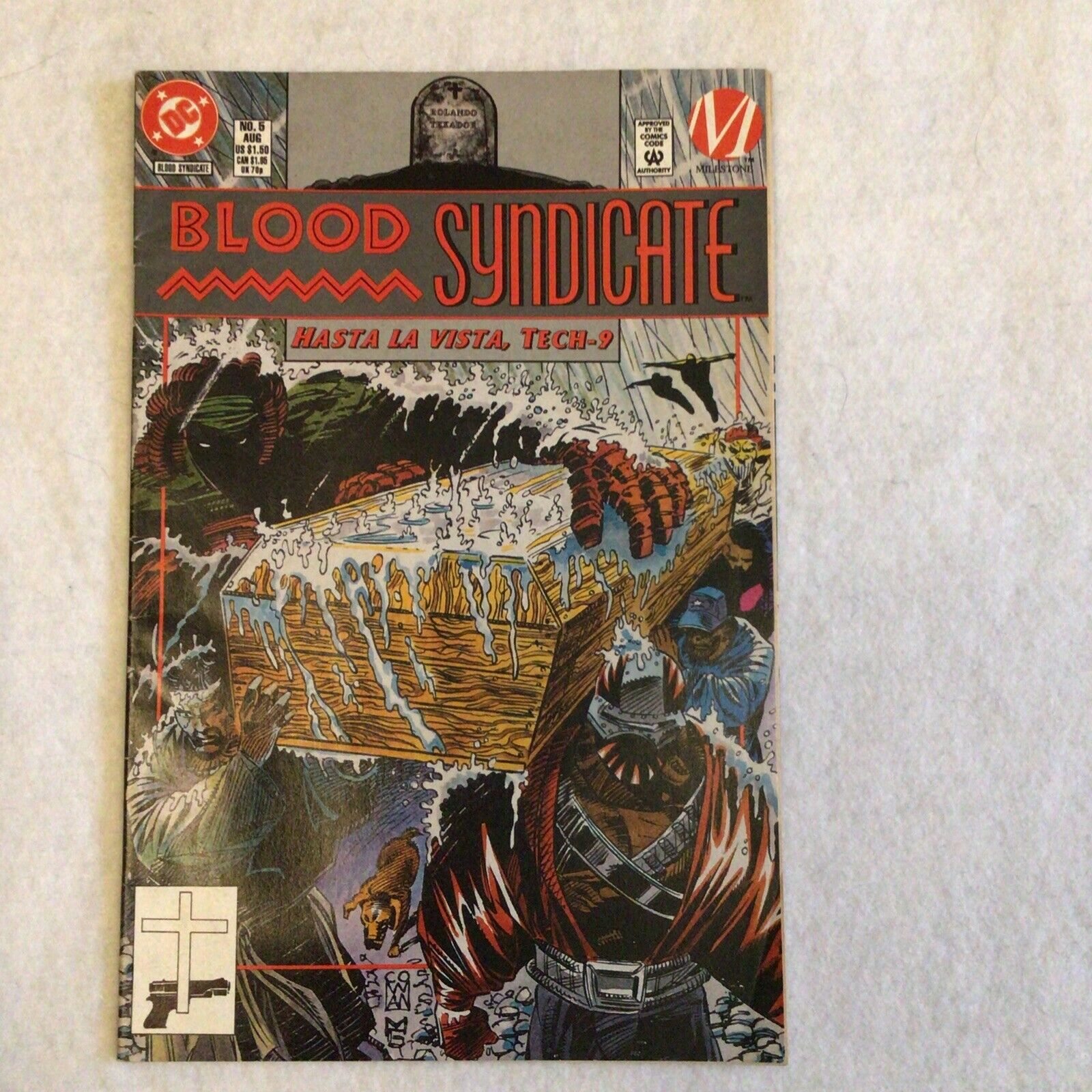 COMIC - DC Comics BLOOD SYNDICATE Hasta La Vista, TECH-9  #5 Aug 1993- (8849)