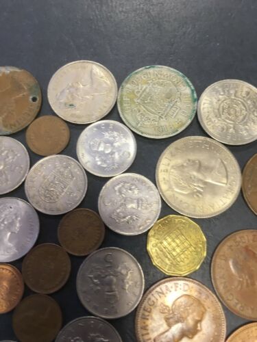 English Coins Crown Penny Three Penny  Shilling x  31- 1918 onwards (2839)