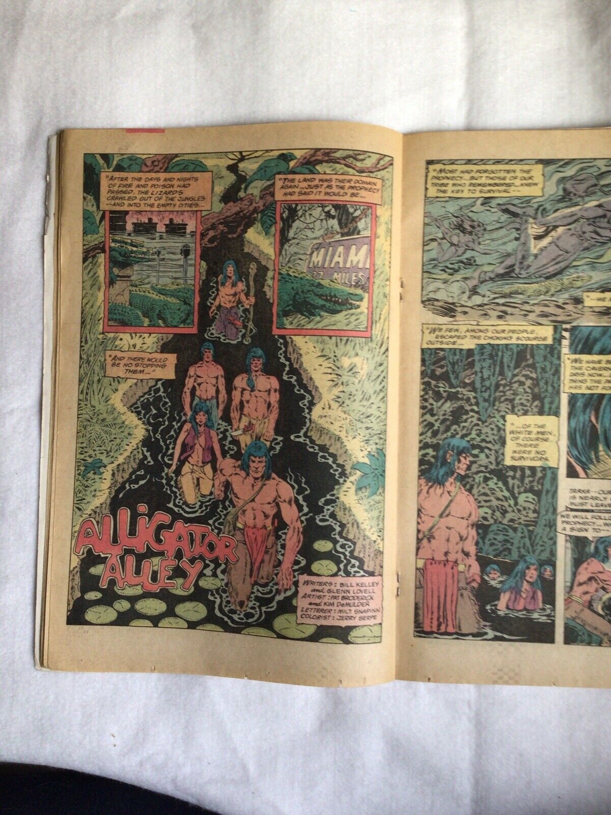 COMIC - DC Comics  Alligator Alley UNEXPECTED - Jan 1981 - New York (8894)