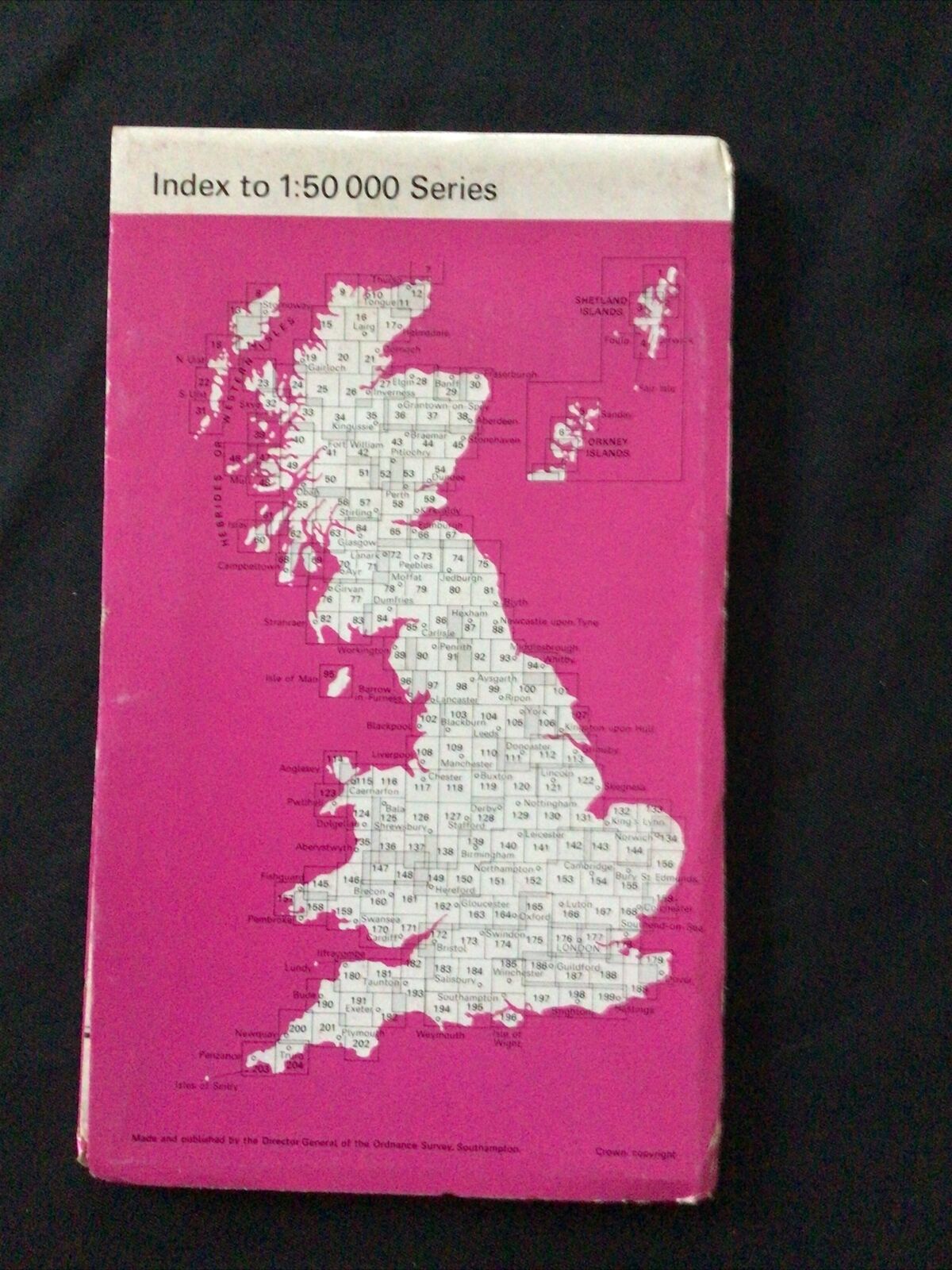MAP - Ordnance Survey 1:50 2nd Series 1980 -Malton & Pickering #100 (8715)