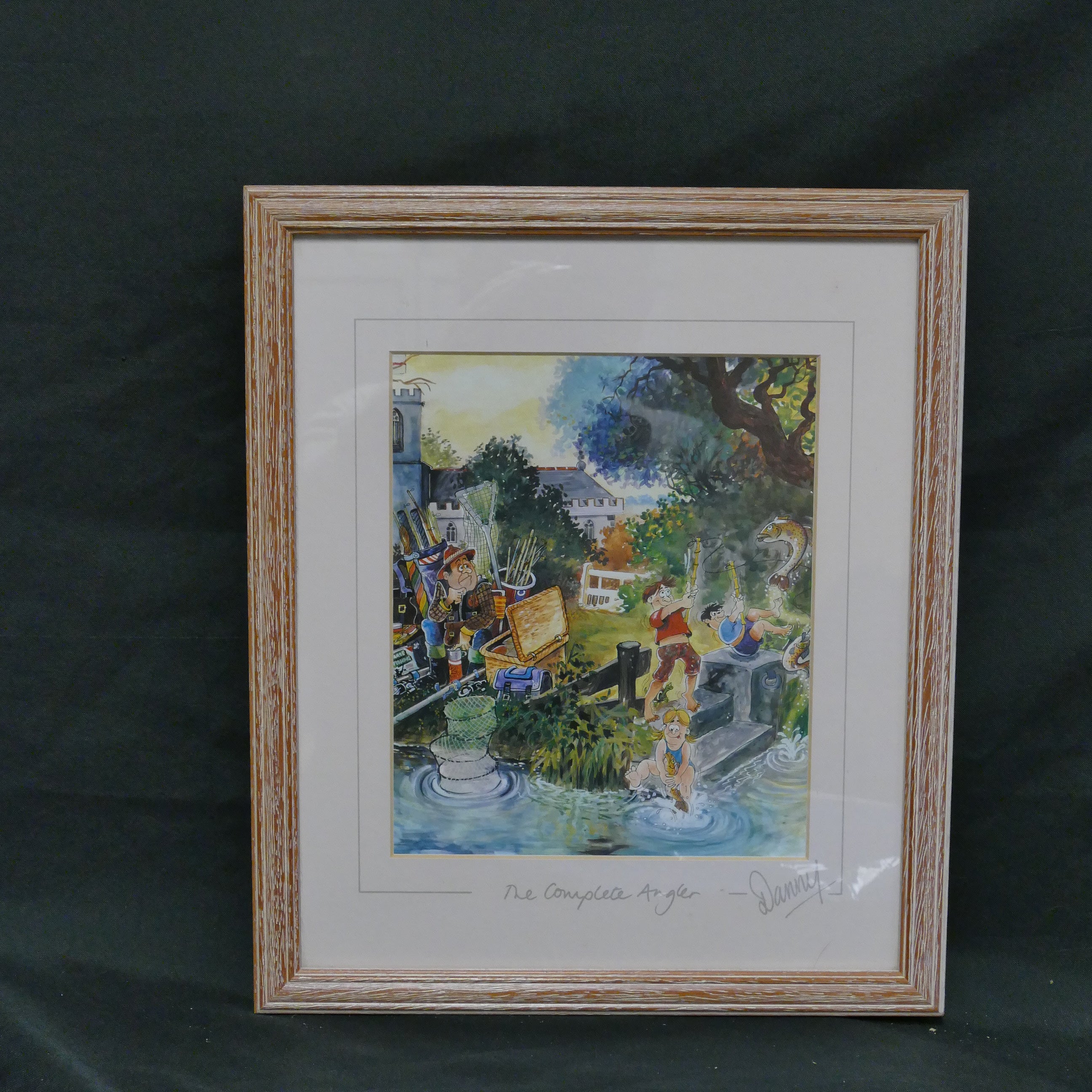 Framed Picture - Danny Byrne The Complete Angler - (9235)