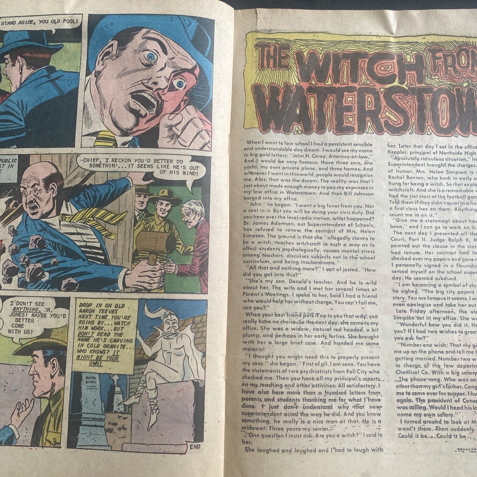 COMIC  - CHARLTON Comics - All New HAUNTED The Egg - May 1973 - (8752)