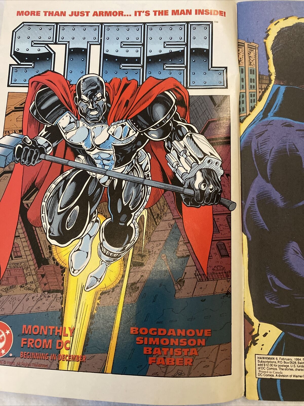 COMIC - DC Comics HAWKMAN War Cry - Feb 1994  - Wonder Woman - (8826)
