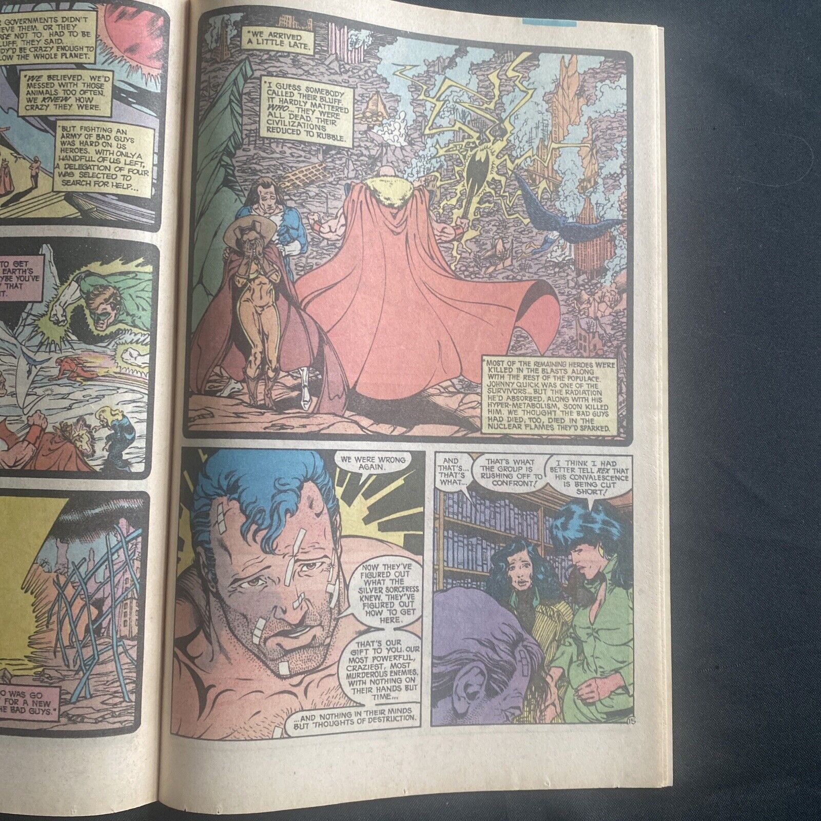 COMIC - DC Comics Justice League EUROPE - July 1990 - Extremist Vector - (8786)