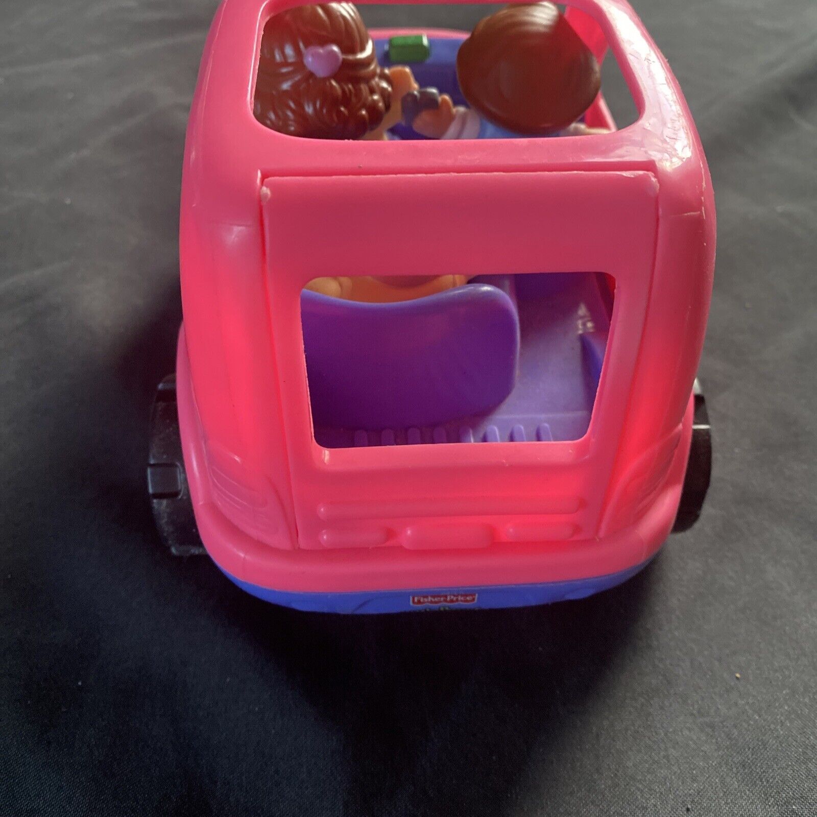 Fisher Price vintage toy 2002 Pink car and Little People - 9409