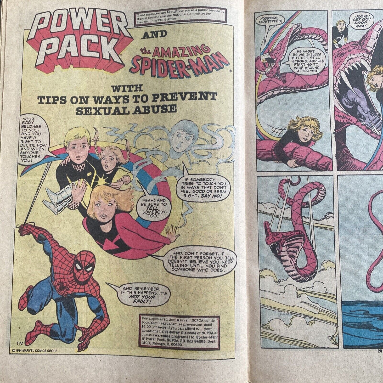 COMIC - MARVEL Comics - POWER PACK Apr 1984 (8770)