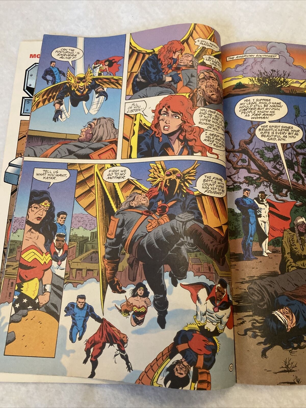COMIC - DC Comics HAWKMAN War Cry - Feb 1994  - Wonder Woman - (8826)