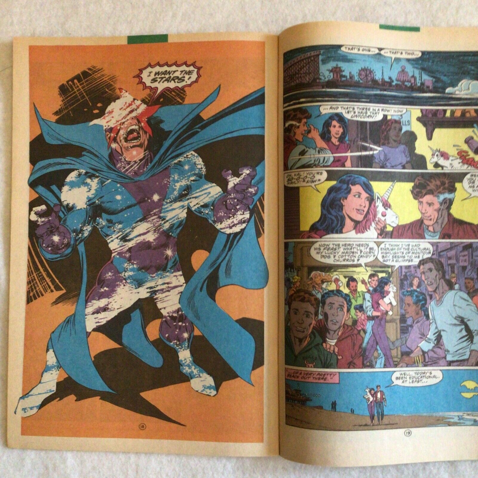 COMIC - DC Comics GREEN LANTERN Attack of the Starlings  - July 1992 (8855)