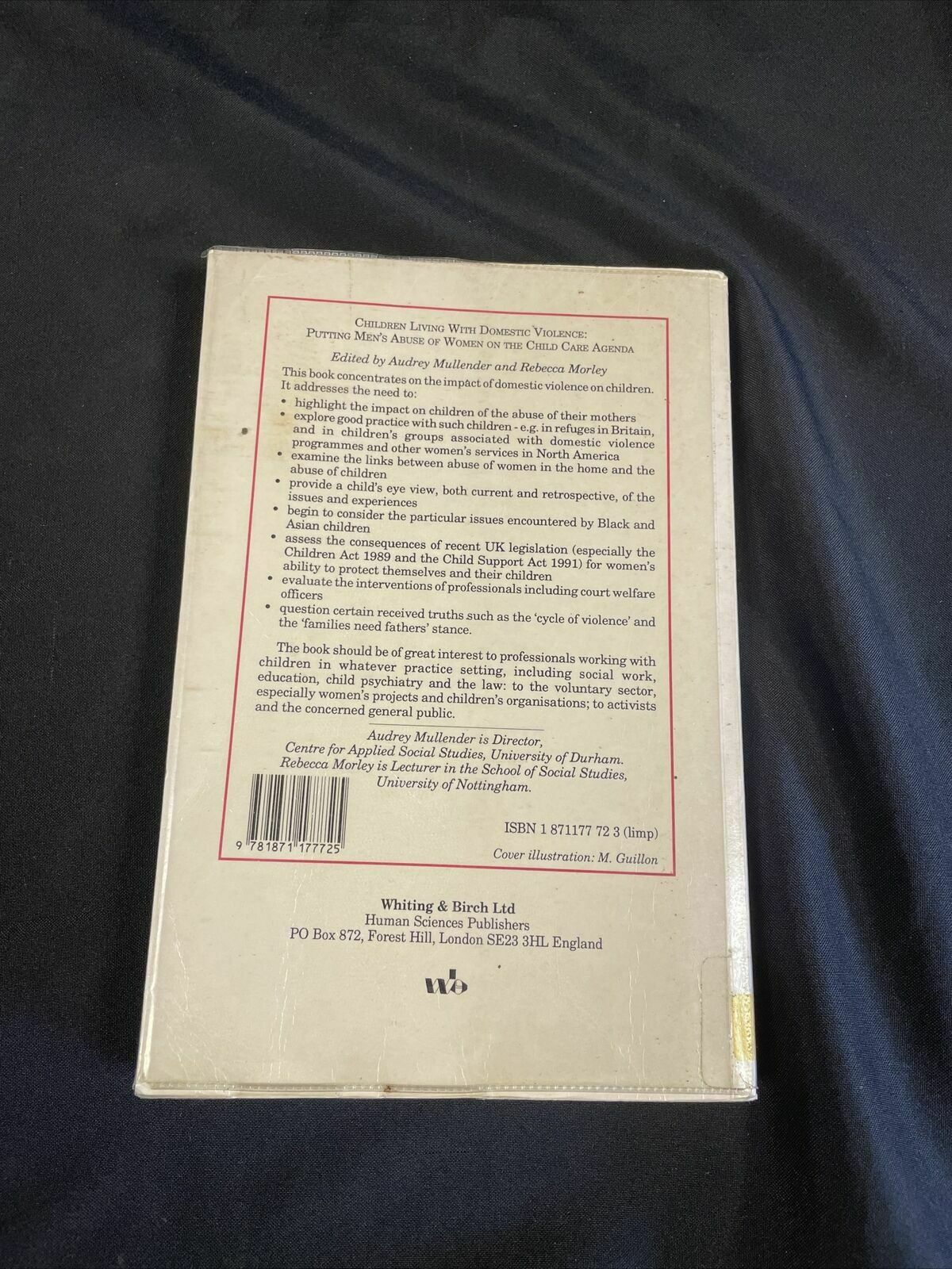 BOOK - Children Living With Domestic Violence - Mullender & Morley - (8211)