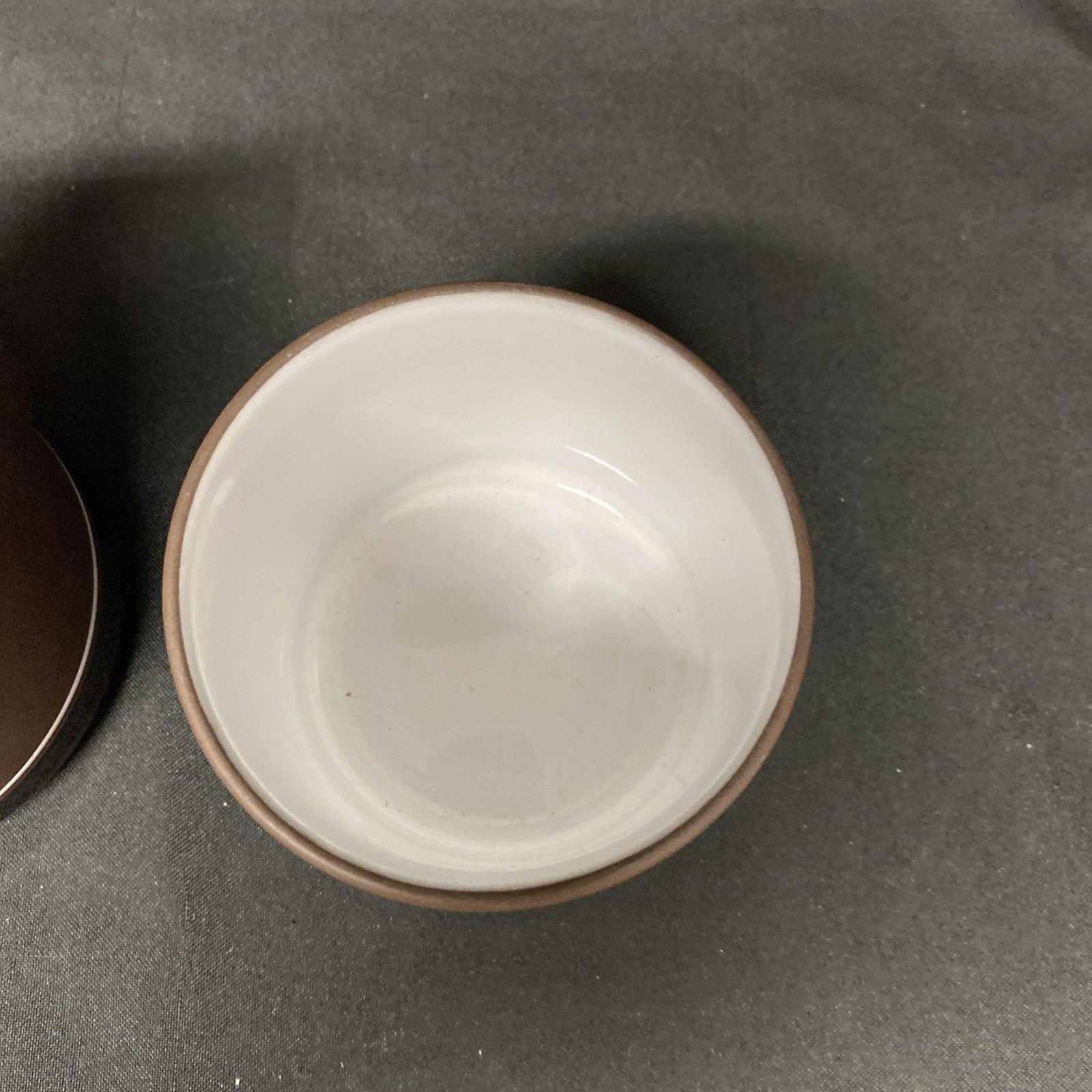Hornsea CONTRAST Lancaster Vitramic England Milk Jug & Sugar Bowl 1976 (9289)