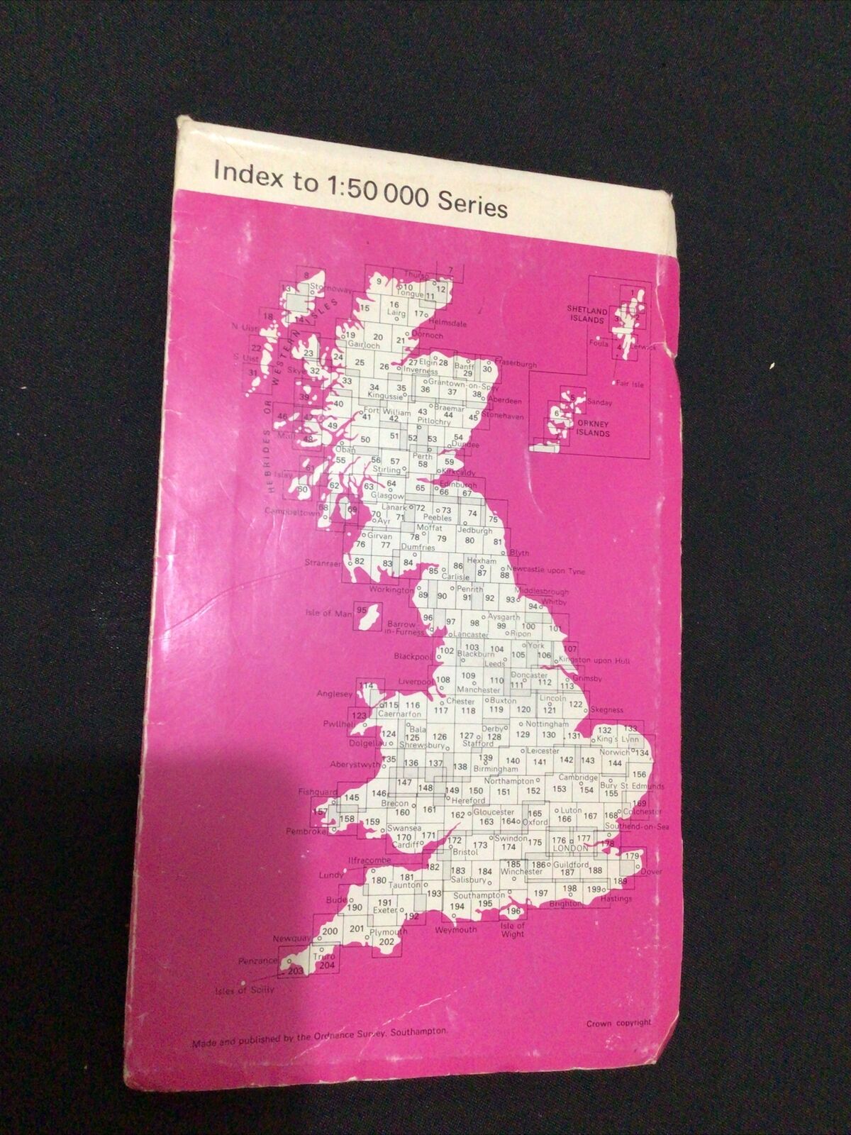 MAP - Ordnance Survey 1:50 2nd Series 1980 -Chichester & The Downs #197 (8672)