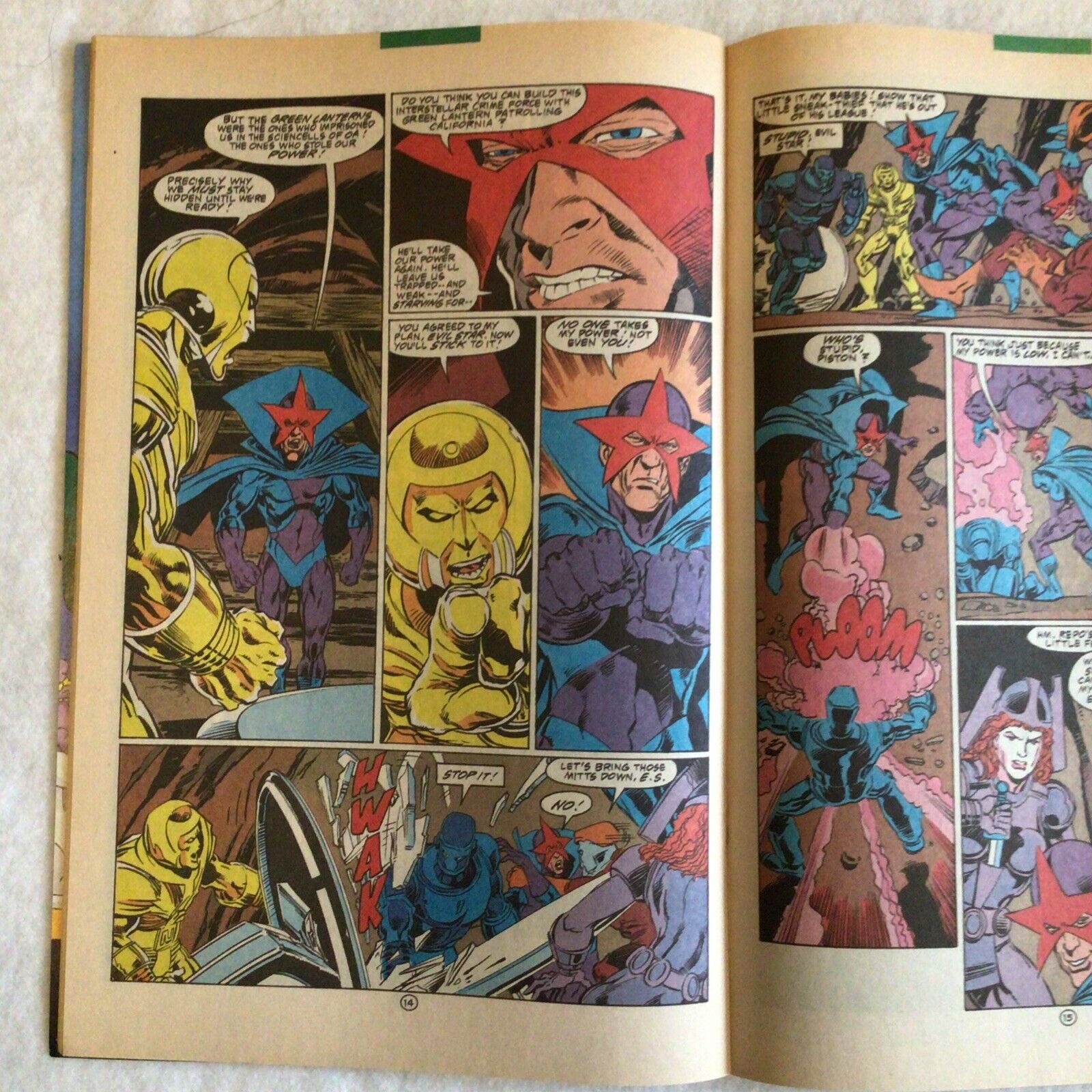 COMIC - DC Comics GREEN LANTERN Attack of the Starlings  - July 1992 (8855)