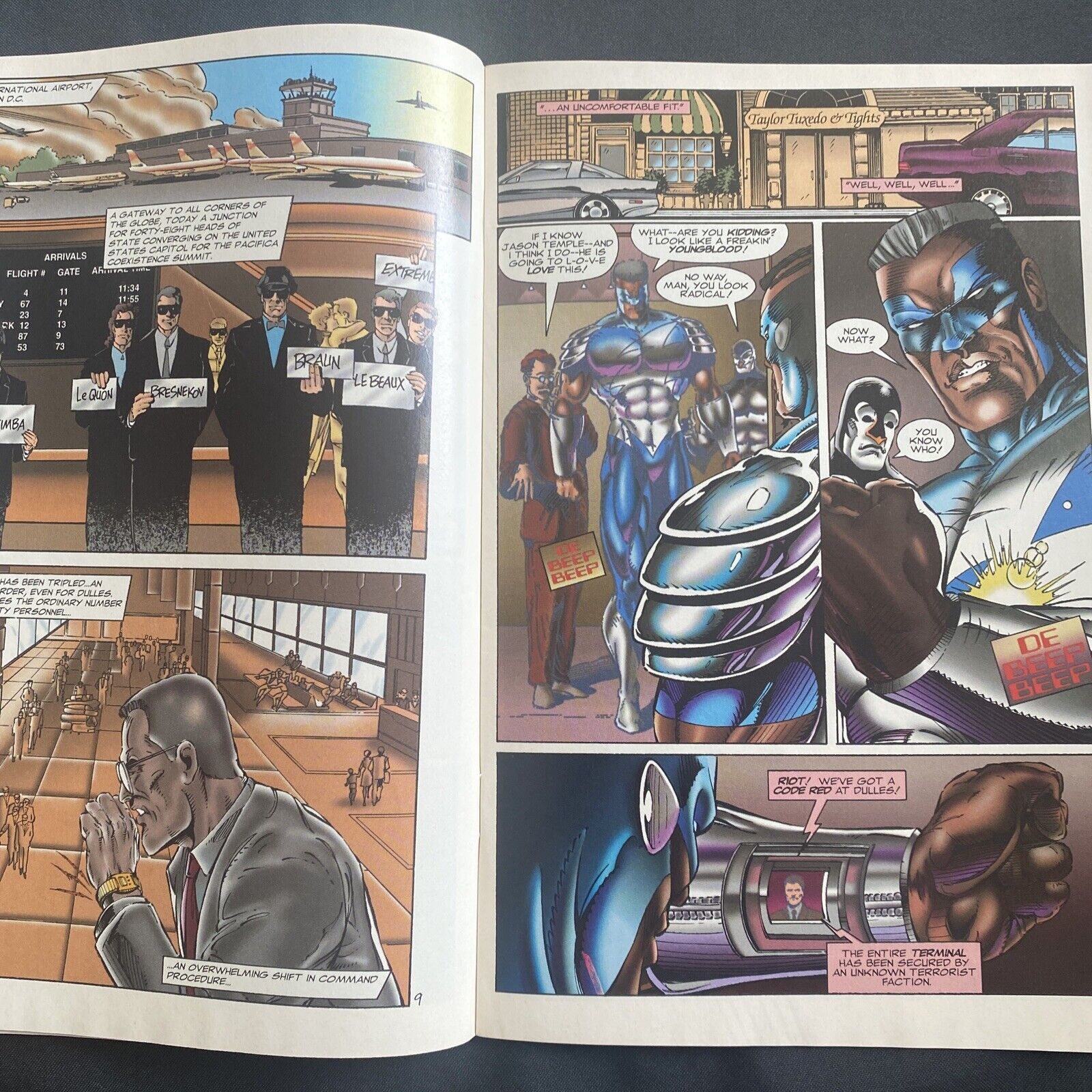 COMIC  - IMAGE Comics - SUPREME Bloodstrike June 1993  - (8761)