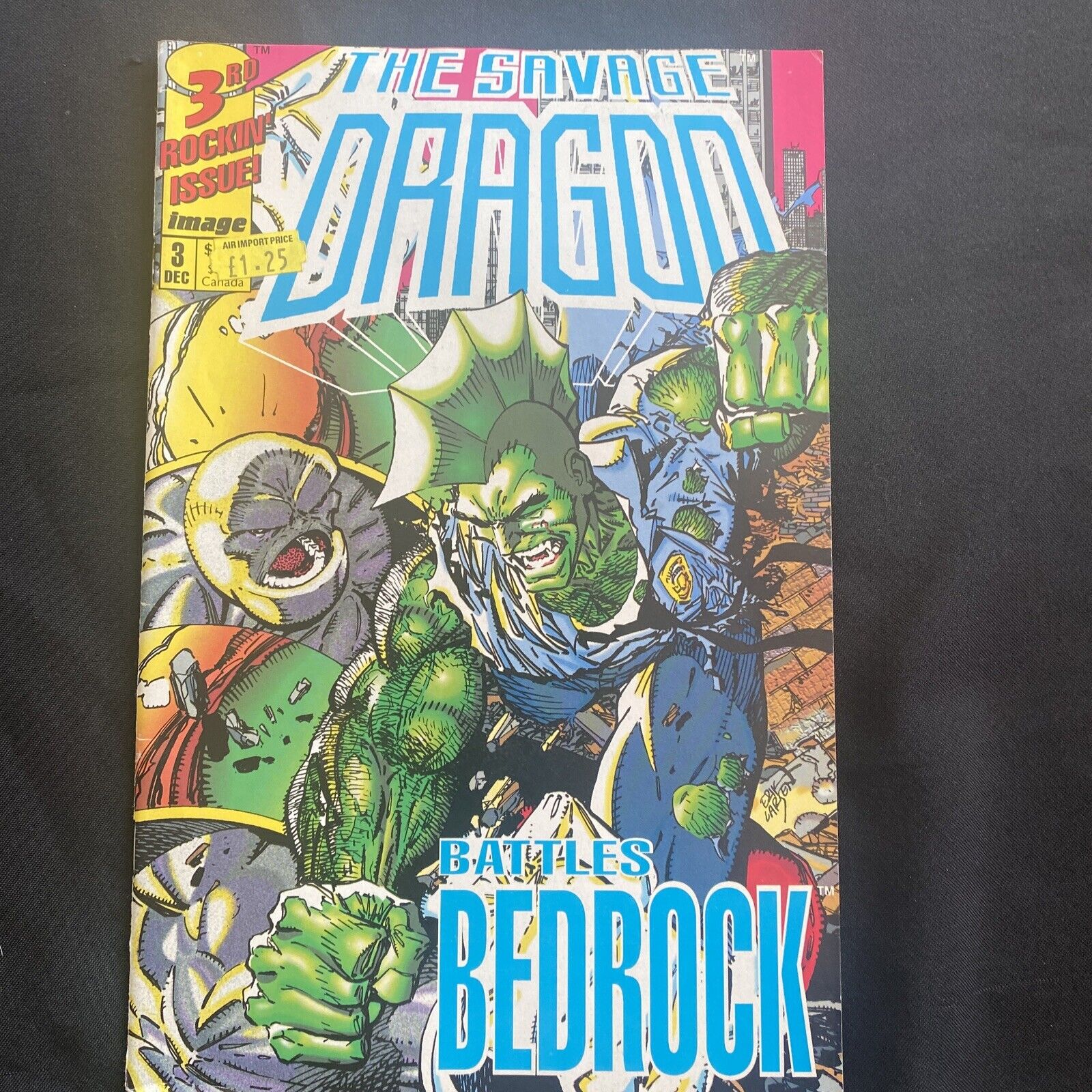 COMIC  - IMAGE Comics - THE SAVAGE DRAGON Dec 1992  #3 Erik Larson- (8758)