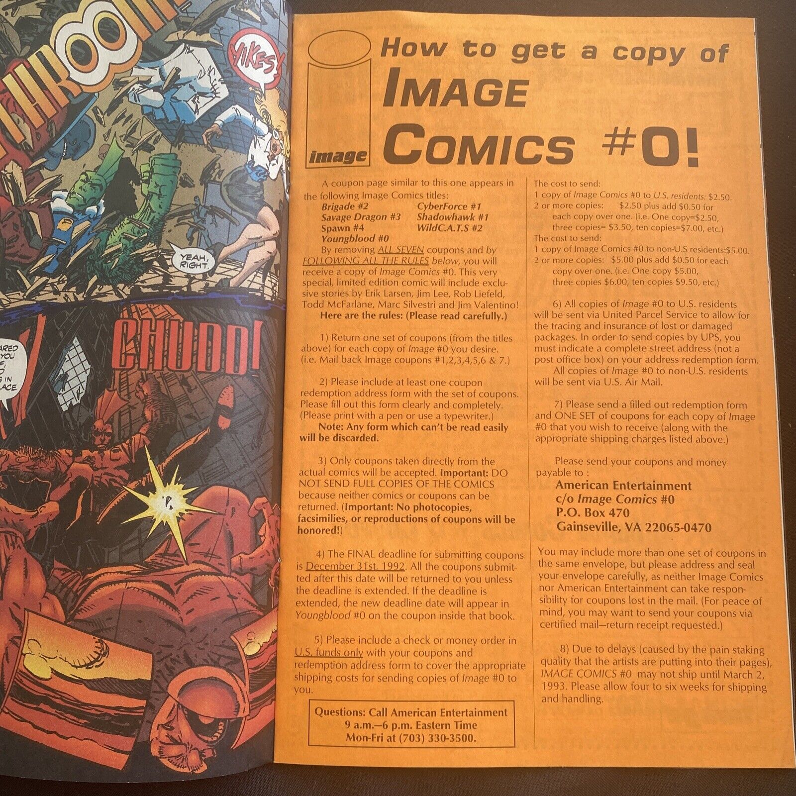 COMIC  - IMAGE Comics - THE SAVAGE DRAGON Dec 1992  #3 Erik Larson- (8758)