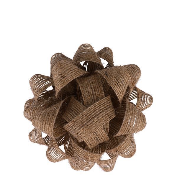 BULK BUY 24 x BOW Pre Made - Natural Hemp Bow Large 5" High quality