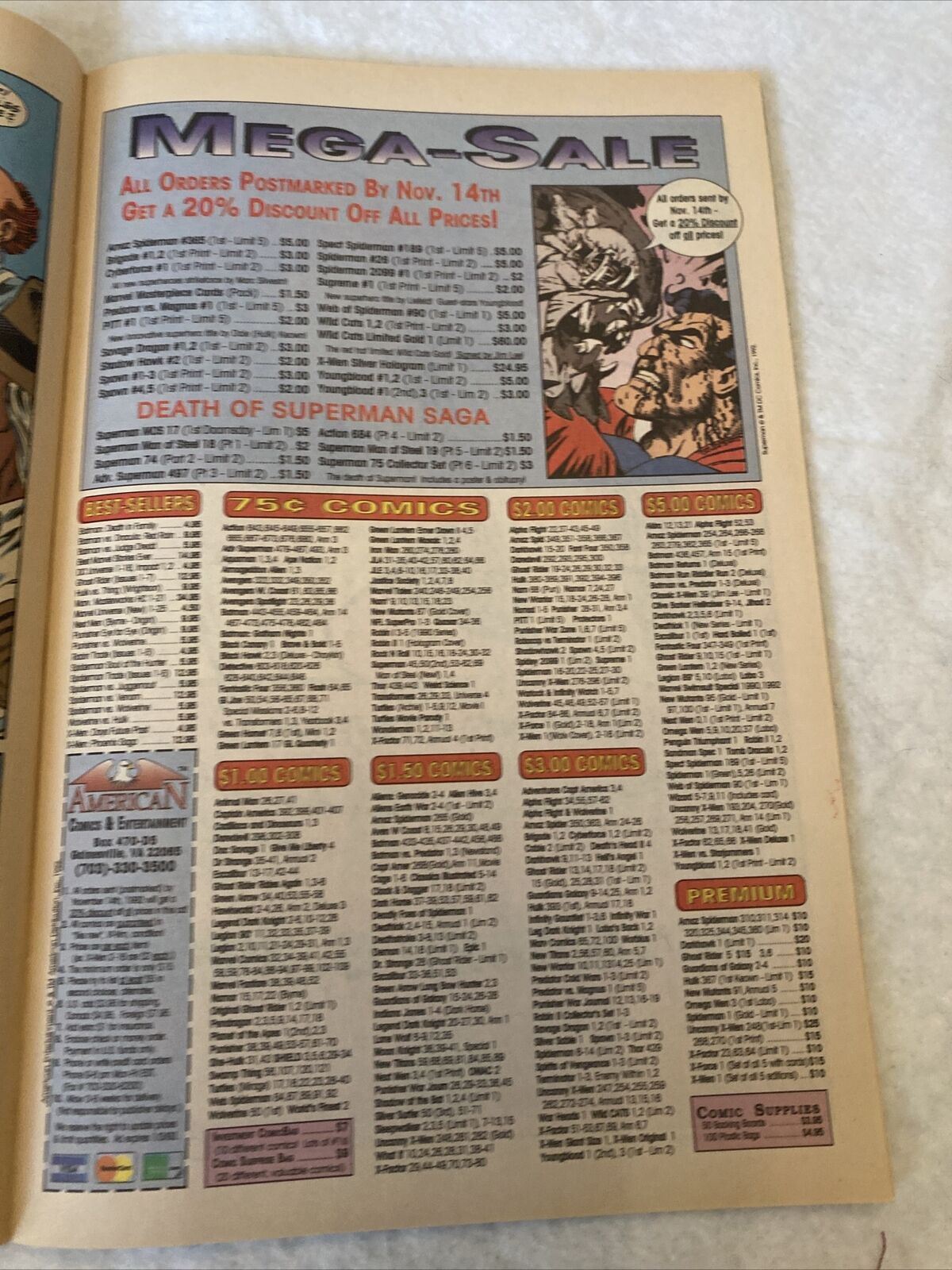 COMIC - DC Comics ARION The Immortal - 6th Dec 1992 - Power Girl (8827)