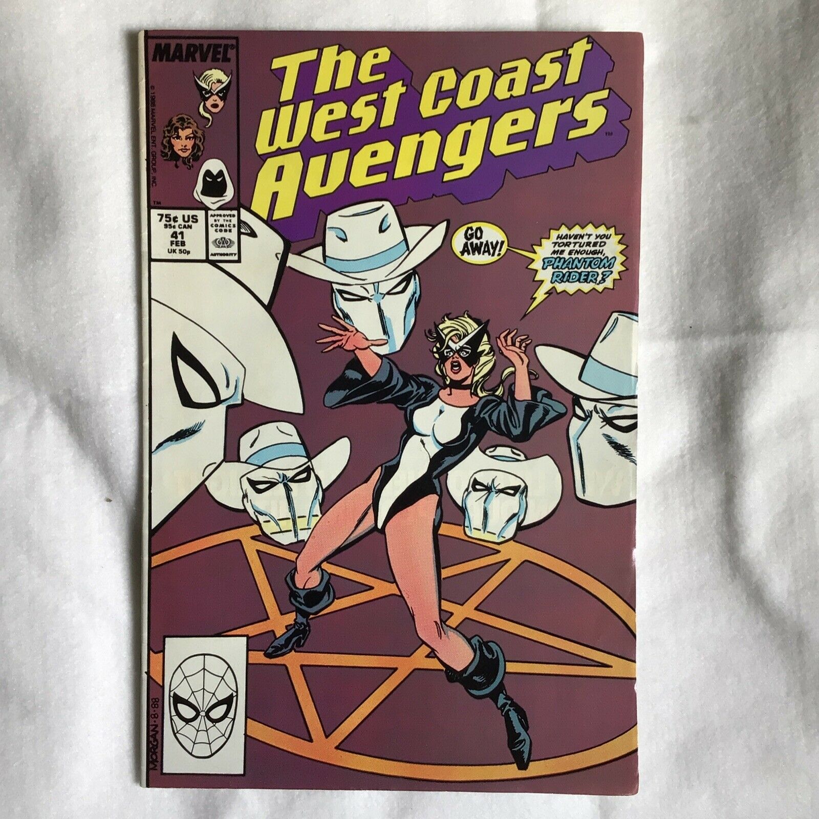 COMIC - MARVEL Comics THE WEST COAST AVENGERS & PHANTOM RIDER Feb 1989- (8901)