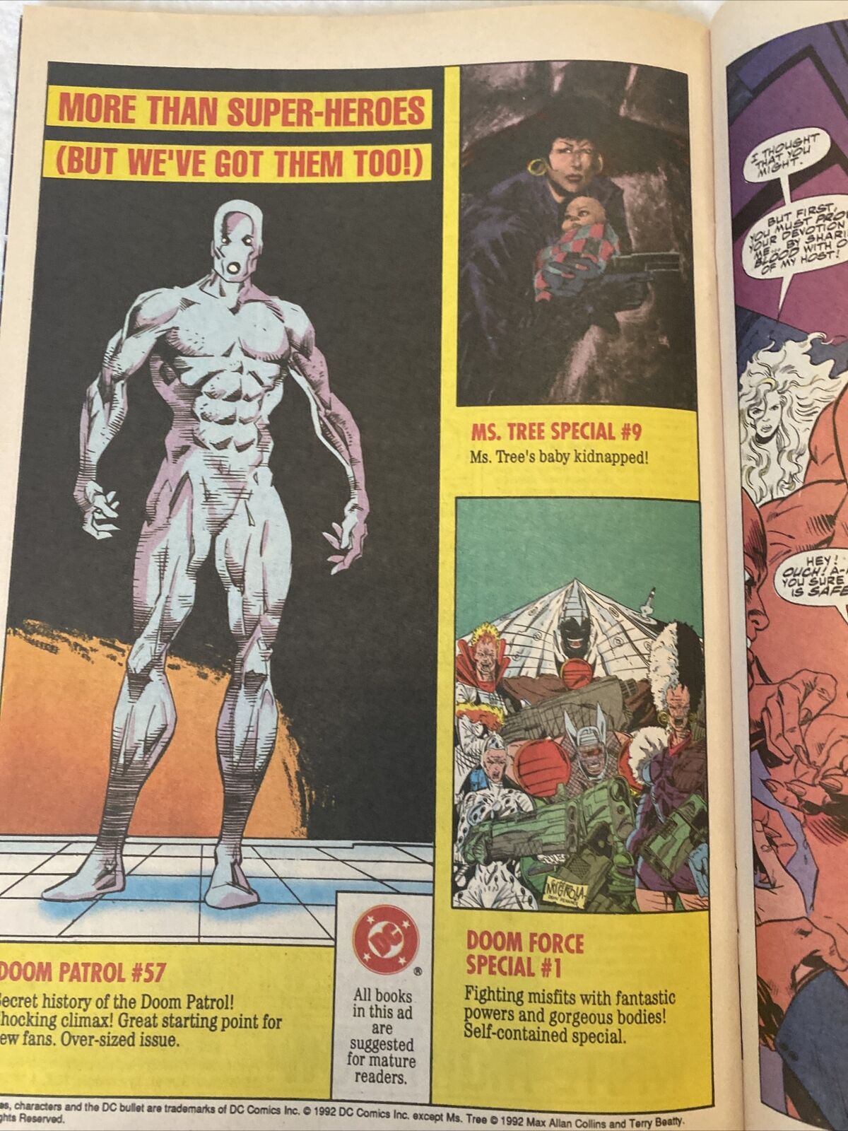 COMIC - DC Comics ACTION COMICS Superman The BLAZE SATANUS War Aug 1992 (8837)