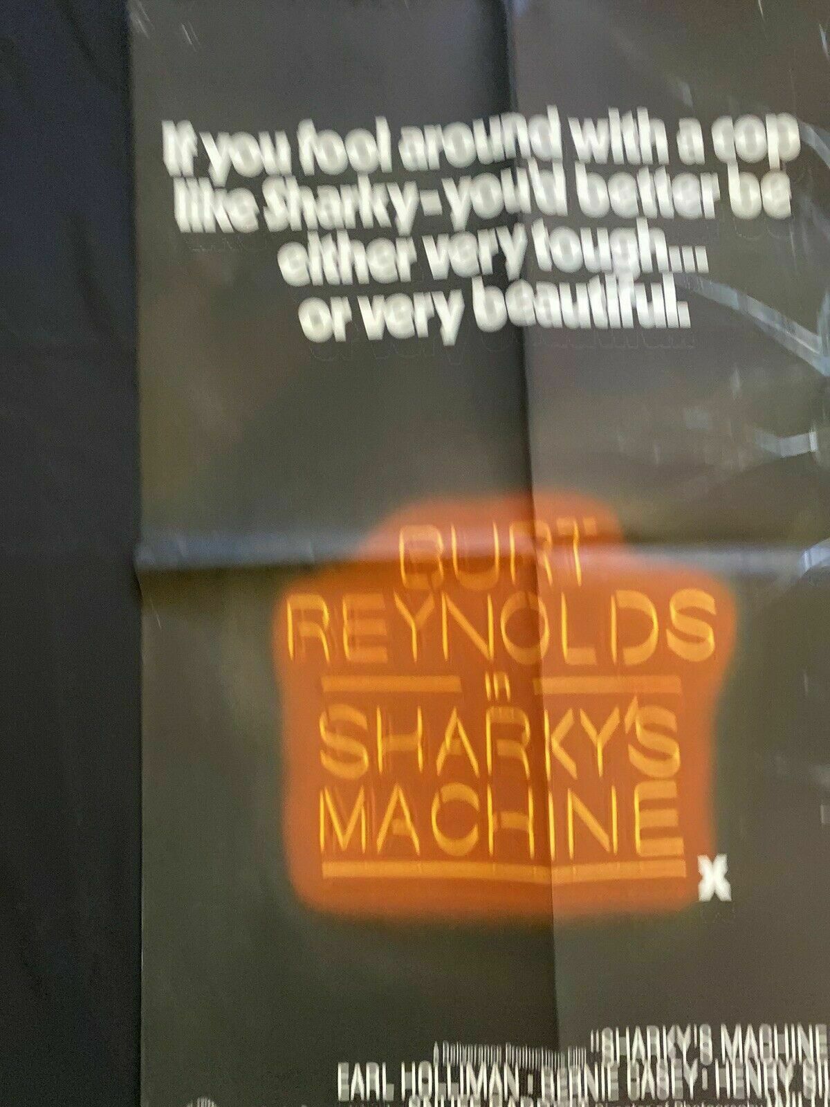 ORIGINAL UK QUAD POSTER - Sharky's Machine - 1981 - 30" x 40" - (6549)