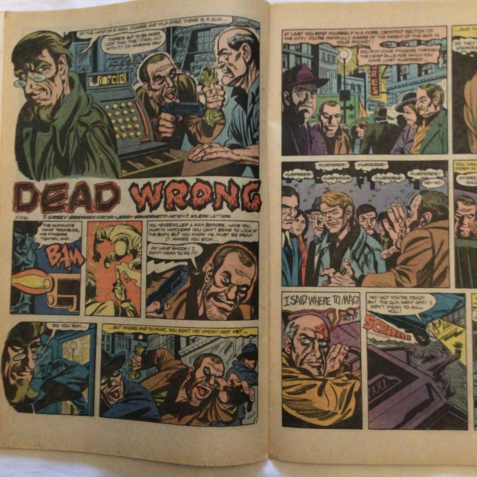 COMIC - DC Comics MYSTERY 4 Sinister shockers - Sep 1978 - New York - (8868)