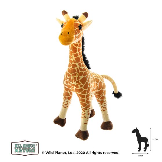 All About Nature Wild Planet - Soft Plush Age 0+ - GIRAFFE 32cm - K7965