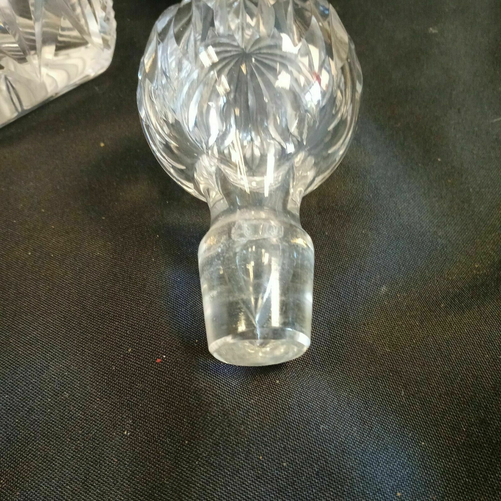 Brierglass Lead Crystal Decanter 24cm high no damage - (8111)