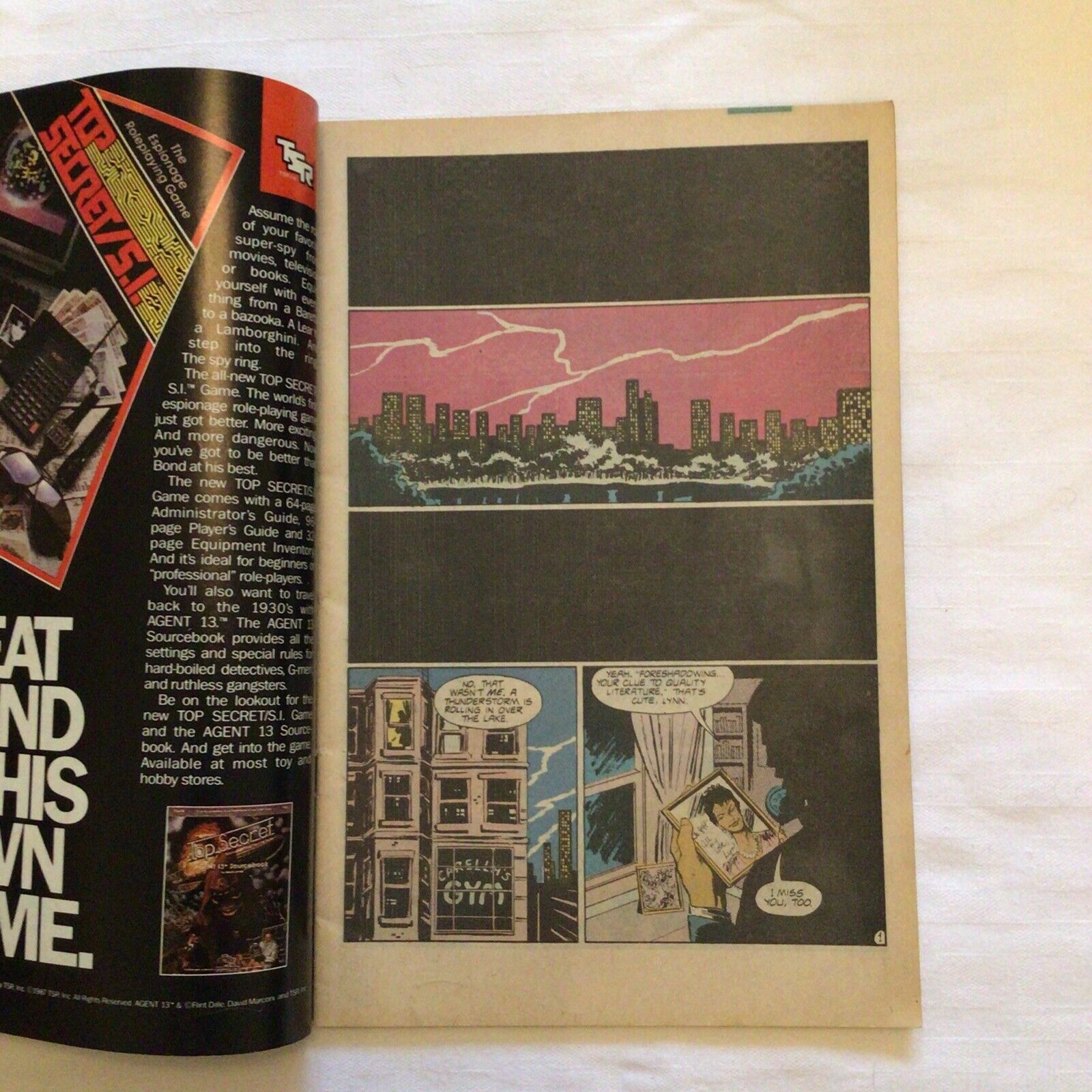 COMIC - DC Comics  Secret origins MISS AMERICA & BLACK LIGHTENING - 1987 (8881)