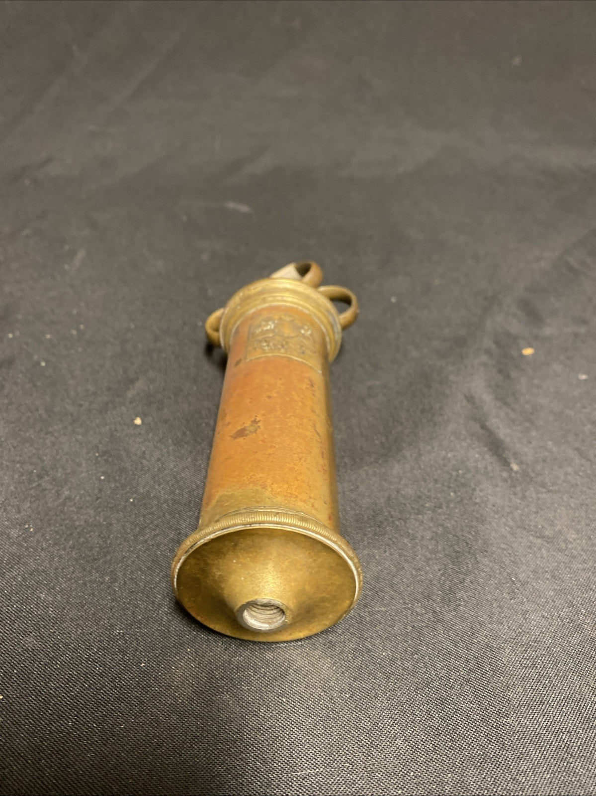 Fannin & Co. 41 Grafton St, Dublin Brass 1850's Ear Syringe - (1810)