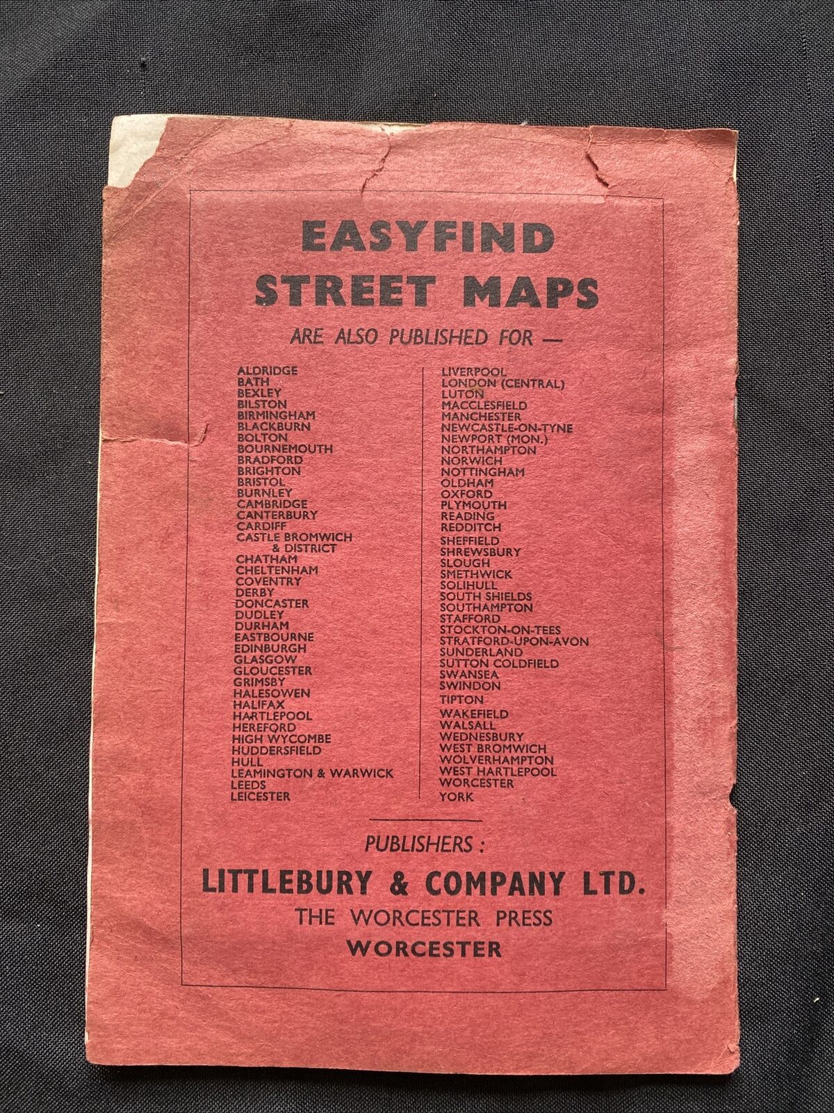 MAP - Easyfind 1960's New Map and Street Directory DURHAM - (9533)