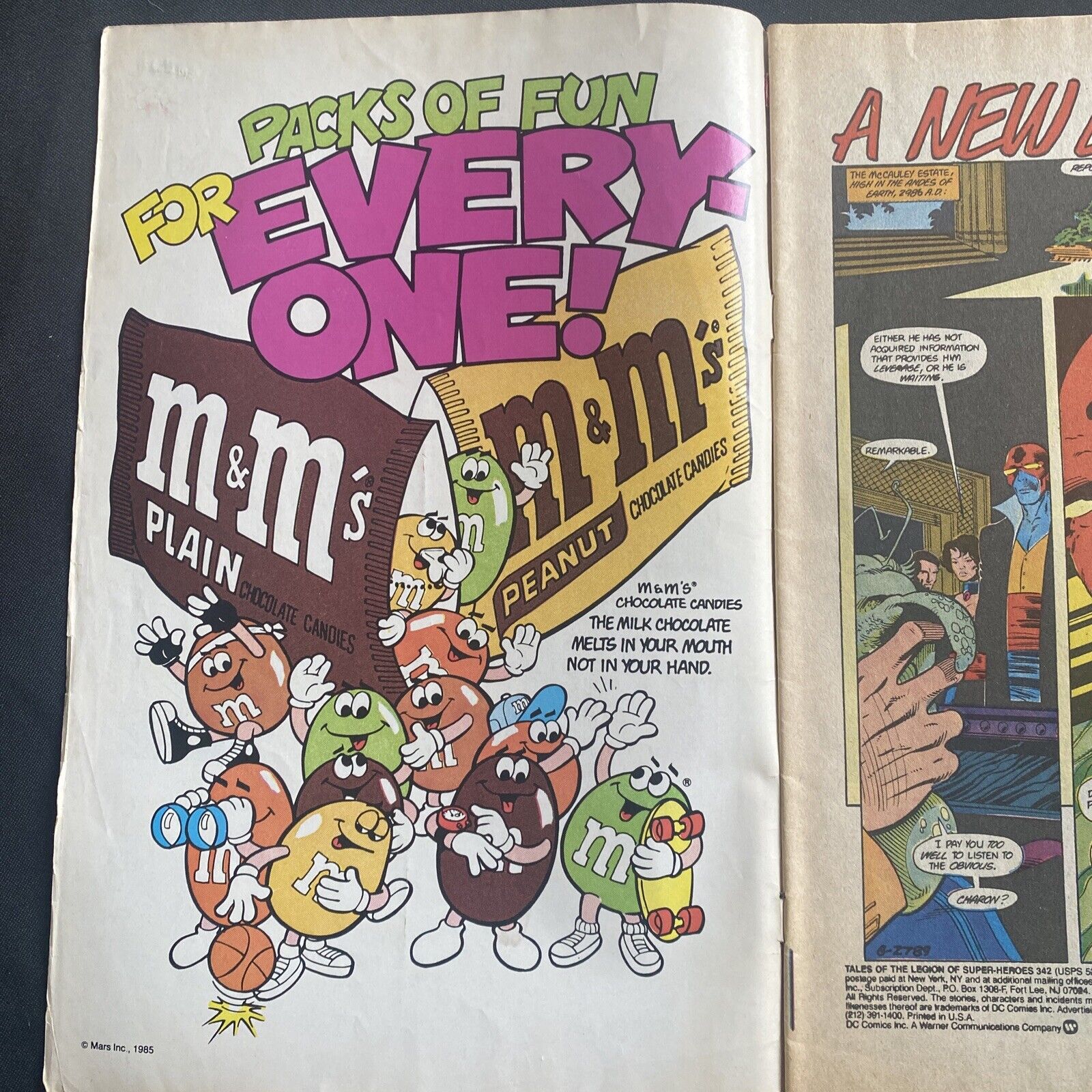 COMIC - DC Comics Tales of The LEGION of Super Heroes  - Dec 1986 (8810
