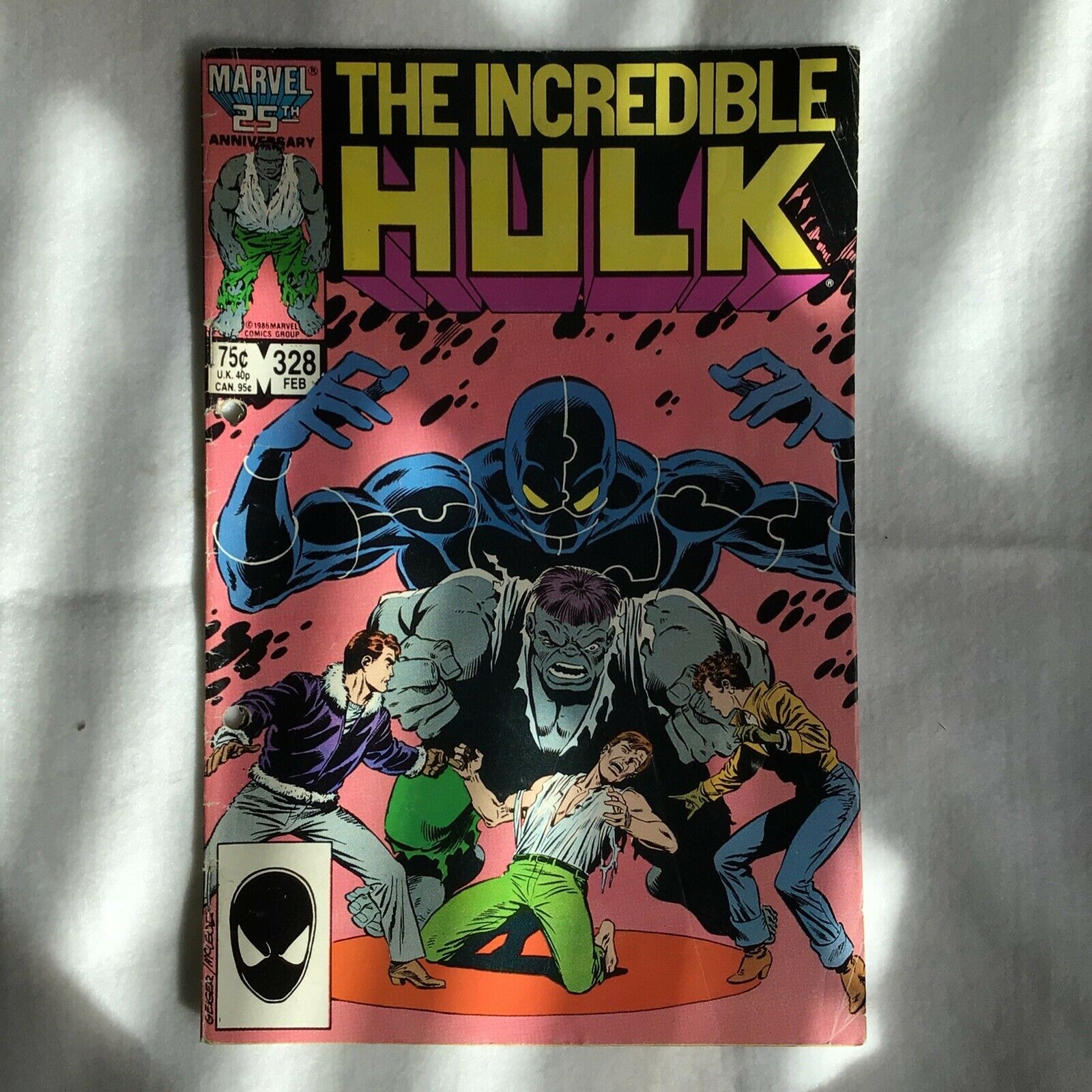 COMIC - MARVEL Comics THE INCREDIBLE HULK 25TH Anniversary Feb 1987- (8907)