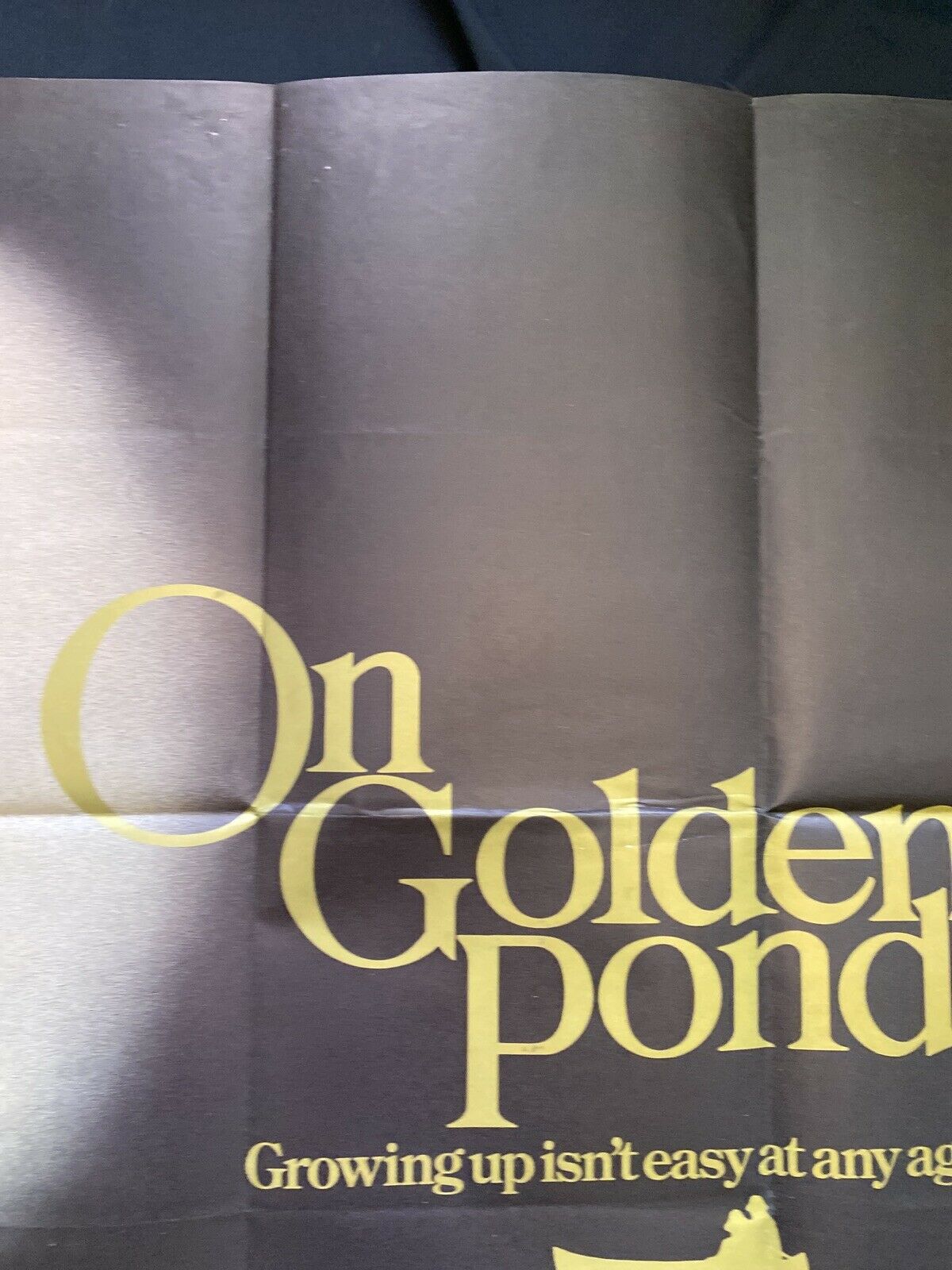 ORIGINAL UK QUAD POSTER - On Golden Pond - 1981 - 30" x 40" - (6556)