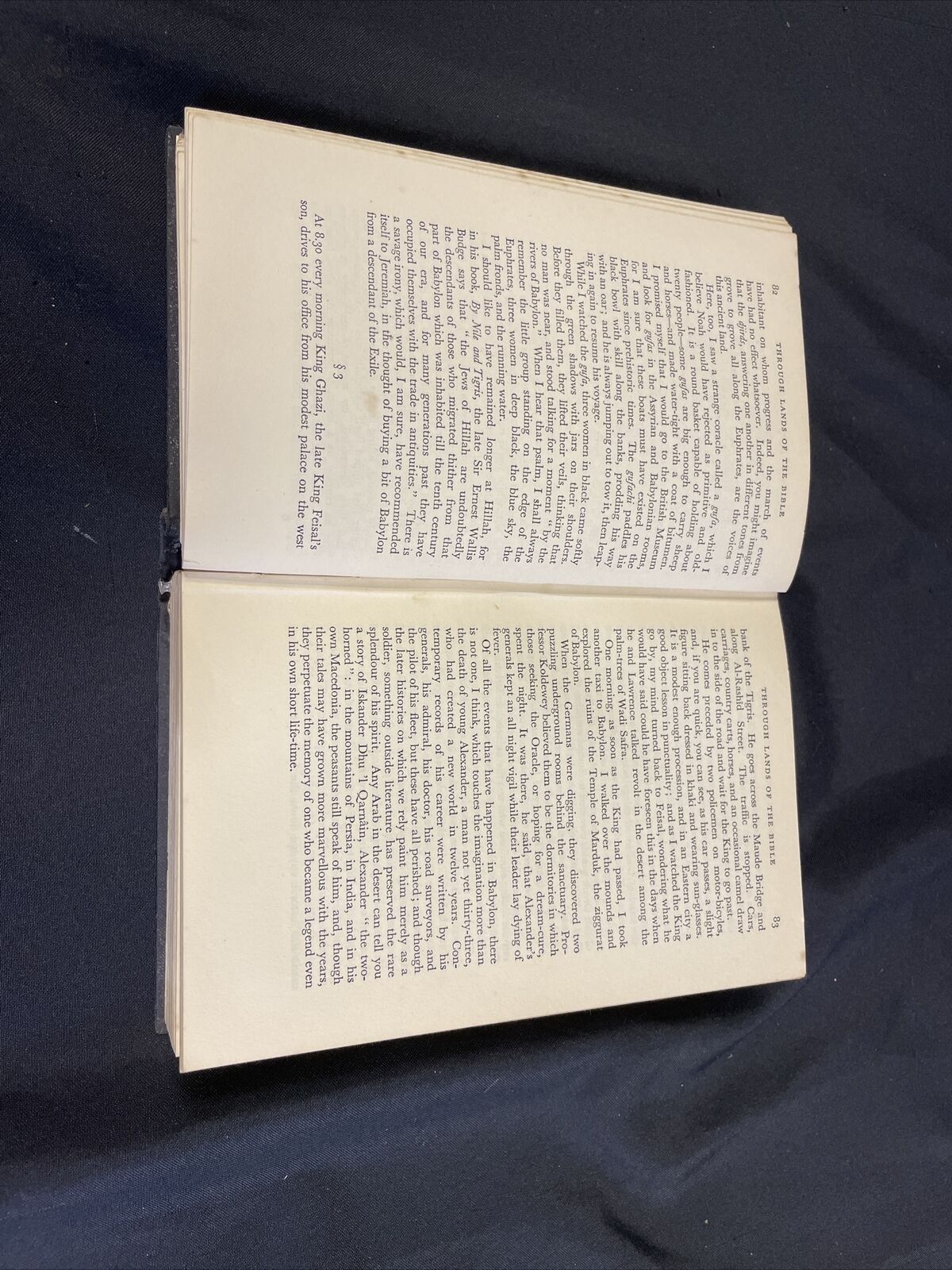 Book H. V. Morton - Through Lands of The Bible 6th Edition 1948 - (8169)
